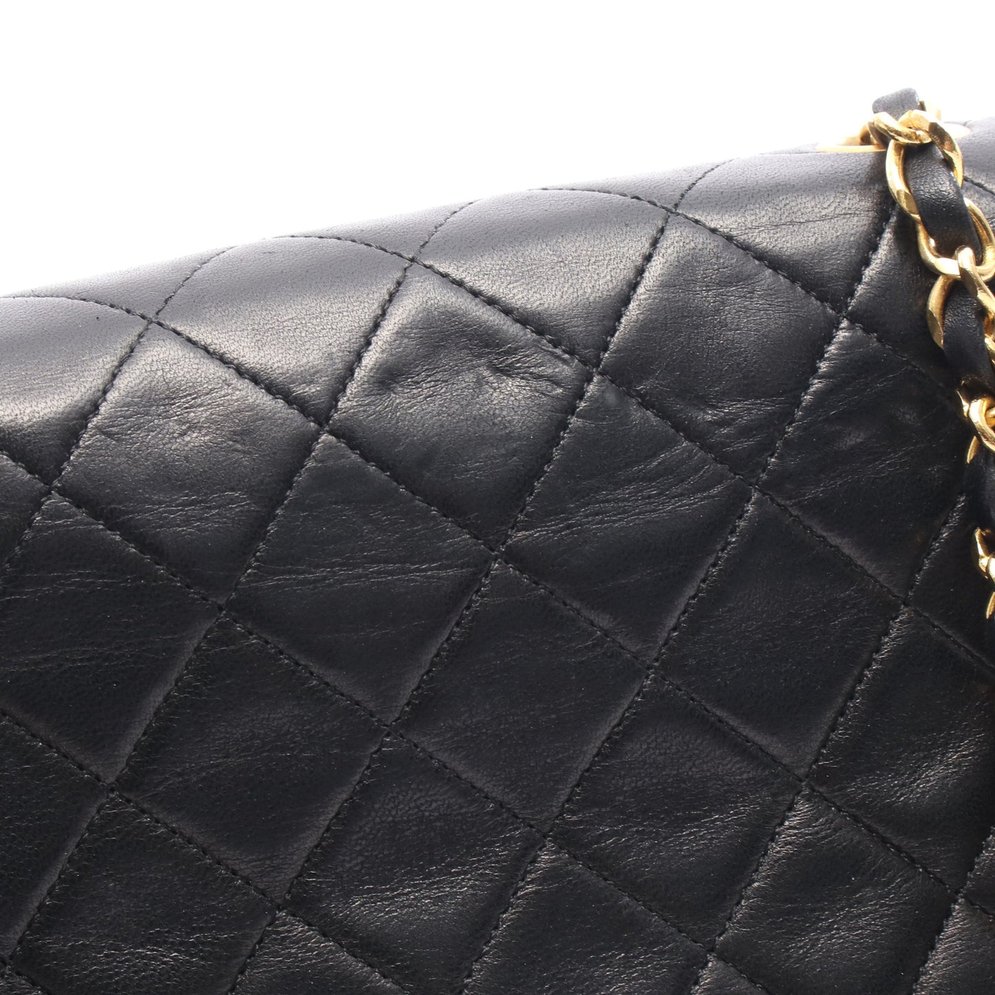 ミニマトラッセ20 チェーンショルダーバッグ ラムスキン ブラック ゴールド金具 シャネル バッグ CHANEL