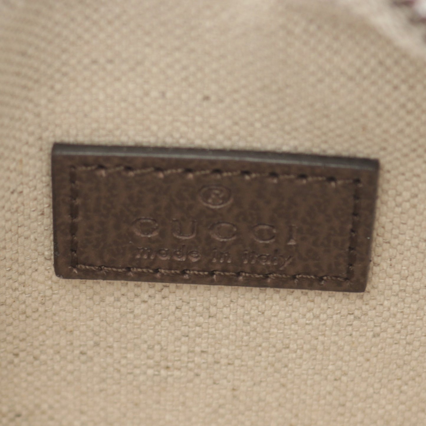 オフィディア GGスプリーム ショルダーバッグ PVC レザー ベージュ ダークブラウン マルチカラー グッチ