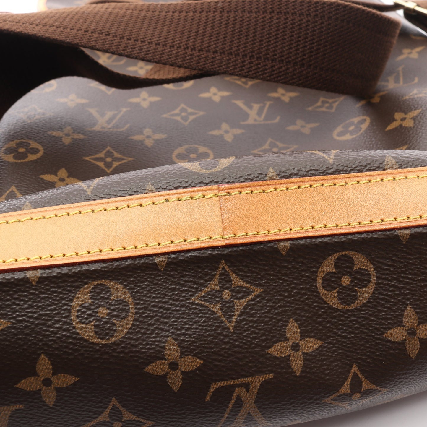 サックアド ボスフォール モノグラム バックパック リュックサック PVC レザー ブラウン ルイヴィトン バッグ LOUIS VUITTON