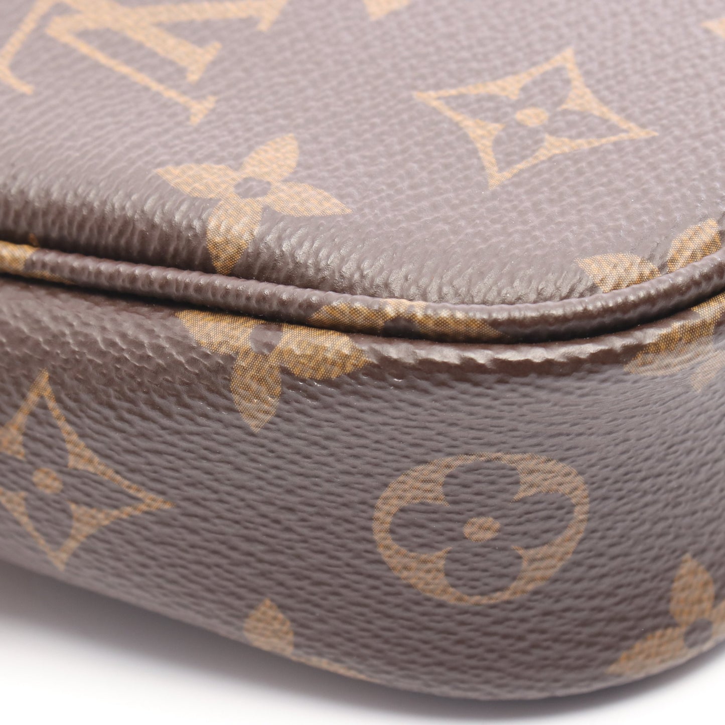 ウォレット オン チェーン アイビー チェーンハンドバッグ PVC ブラウン 2WAY ルイヴィトン バッグ LOUIS VUITTON