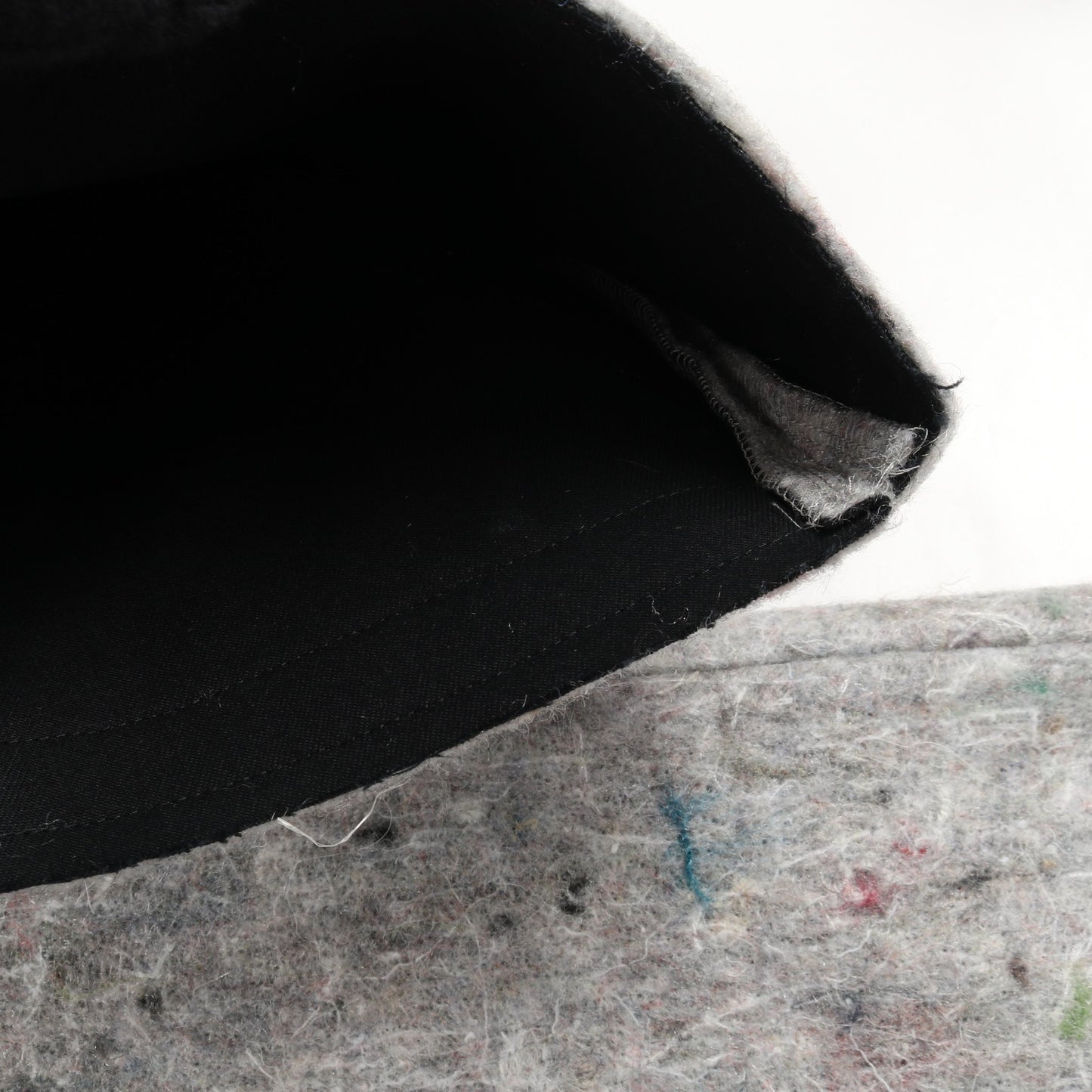 フェルト クロップド パンツ ナイロン グレー マルチカラー コムデギャルソン ボトムス Comme des Garcons