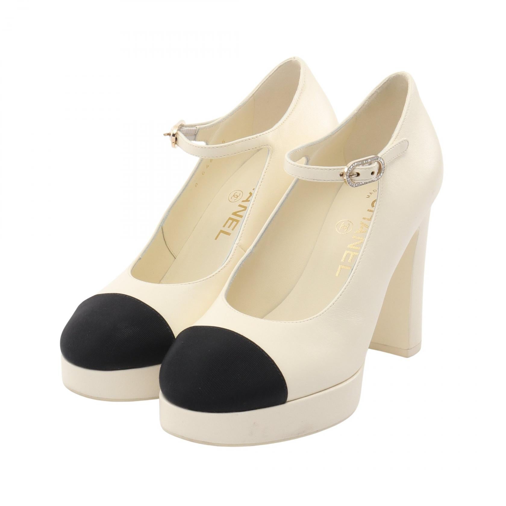 CHANEL ココマーク パンプス ココマーク パンプス レザー エナメルレザー ブラック シャネル – RECLO