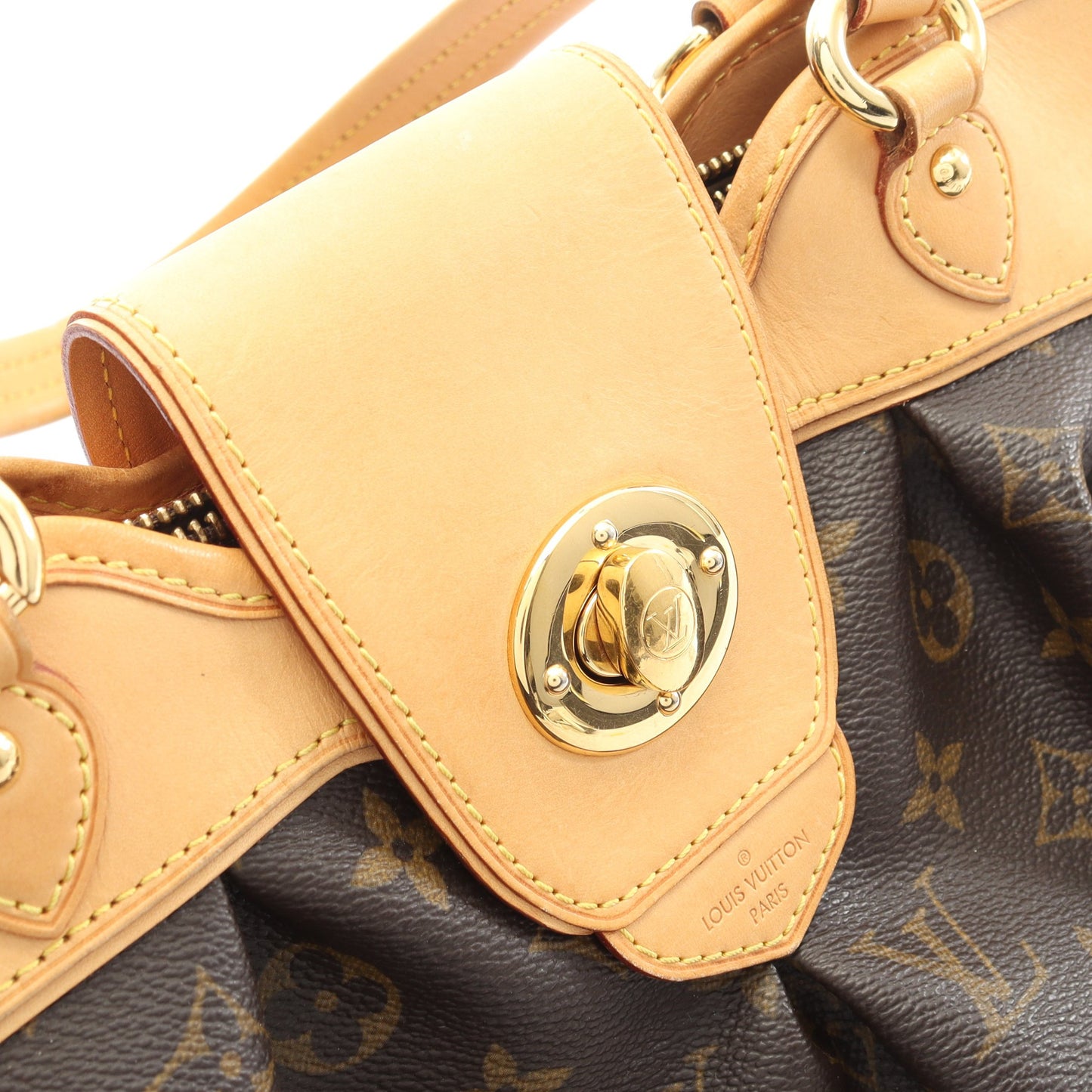ボエシMM モノグラム ショルダーバッグ PVC レザー ブラウン ルイヴィトン バッグ LOUIS VUITTON