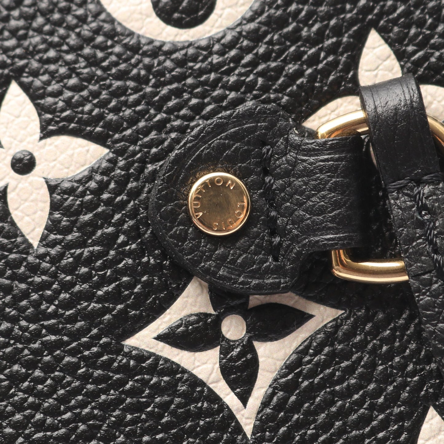 ネヴァーフル MM モノグラムアンプラント ショルダーバッグ トートバッグ レザー ブラック ホワイト ルイヴィトン バッグ LOUIS VUITTON