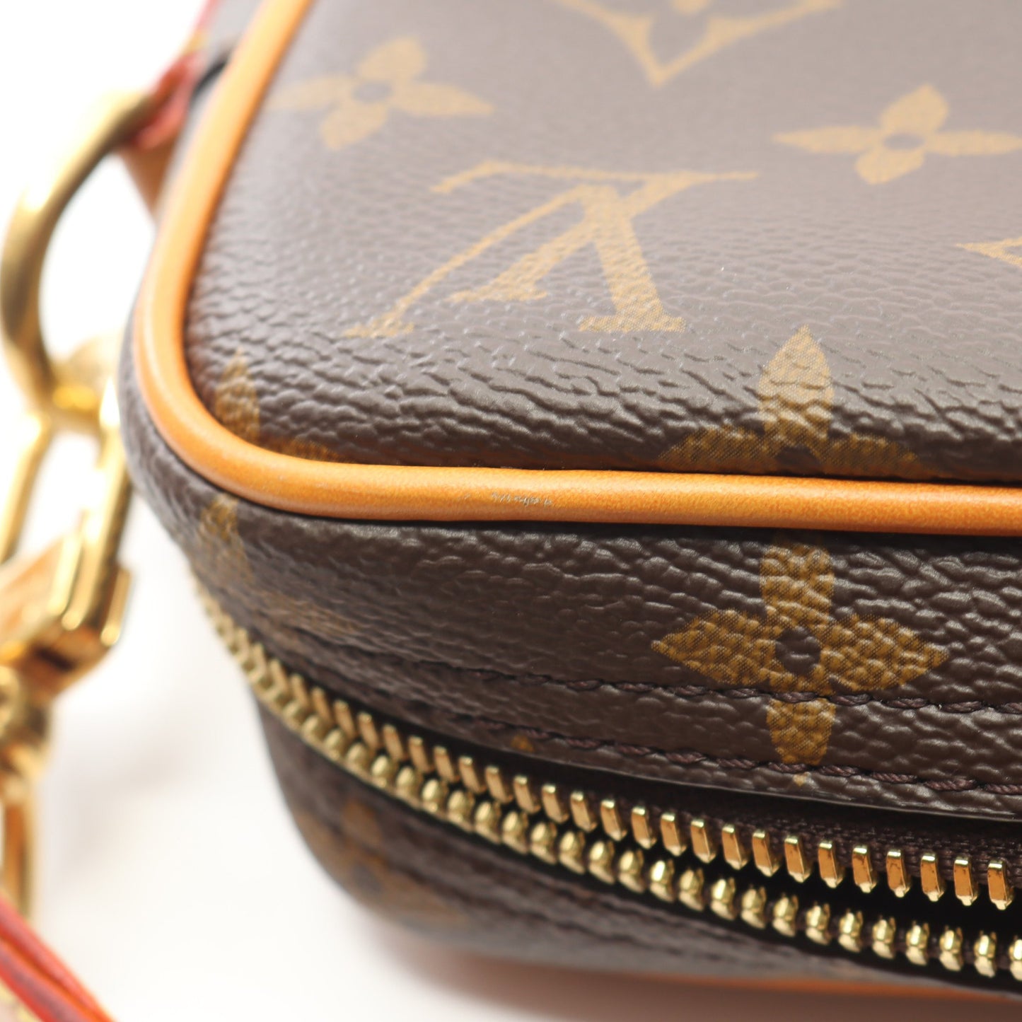 ダヌーブ モノグラムアーカイブ ハンドバッグ PVC レザー ブラウン 2WAY ルイヴィトン バッグ LOUIS VUITTON