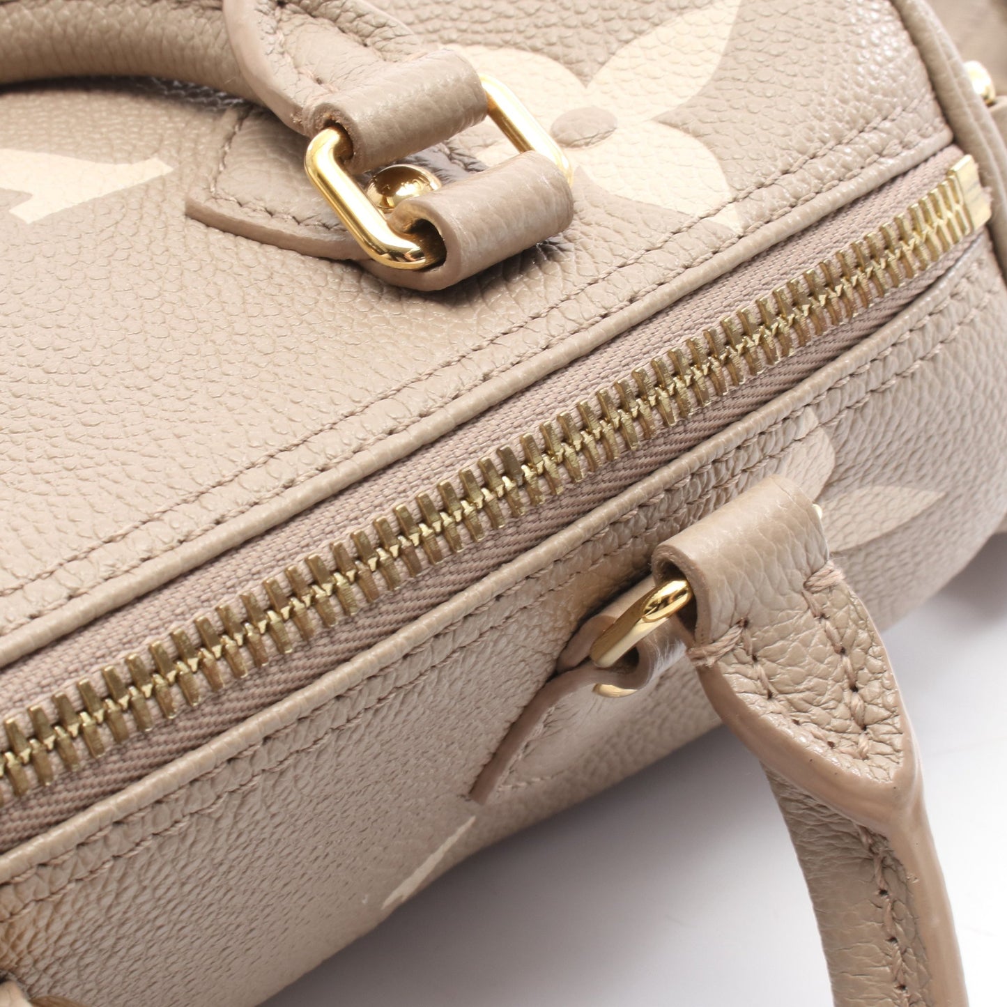 パピヨンBB バイカラーモノグラムアンプラント ハンドバッグ レザー グレーベージュ ベージュ 2WAY ルイヴィトン バッグ LOUIS VUITTON