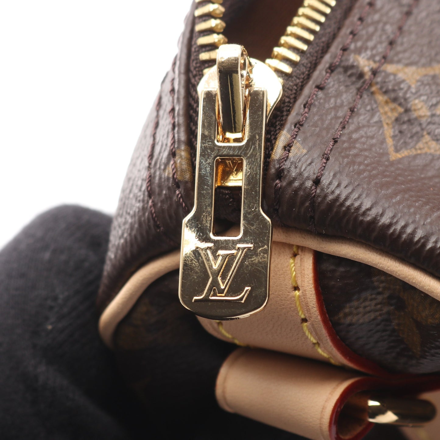 スピーディ バンドリエール30 モノグラム ハンドバッグ PVC レザー ブラウン 2WAY ルイヴィトン バッグ LOUIS VUITTON