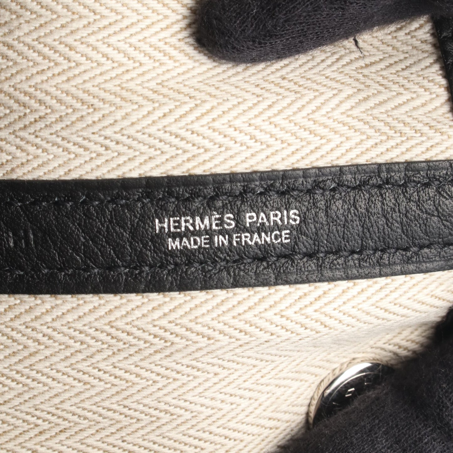 ガーデンパーティTPM ハンドバッグ トートバッグ ネゴンダ ブラック シルバー金具 エルメス バッグ HERMES