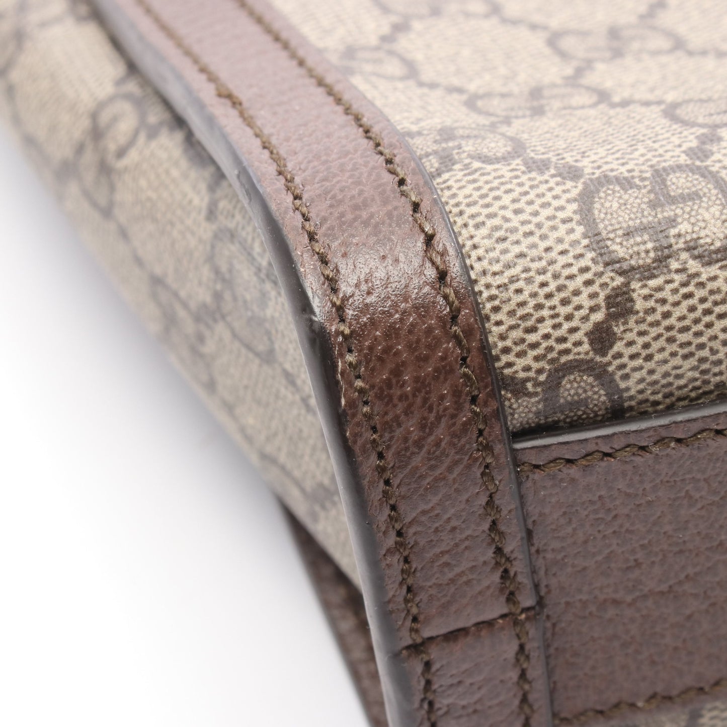 GGスプリーム ハンドバッグ トートバッグ PVC レザー ベージュ ブラウン マルチカラー 2WAY グッチ バッグ GUCCI