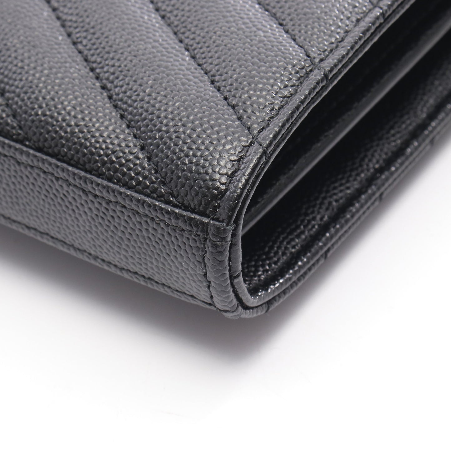 モノグラム サンローラン チェーンウォレット レザー ブラック イヴサンローラン バッグ YVES SAINT LAURENT