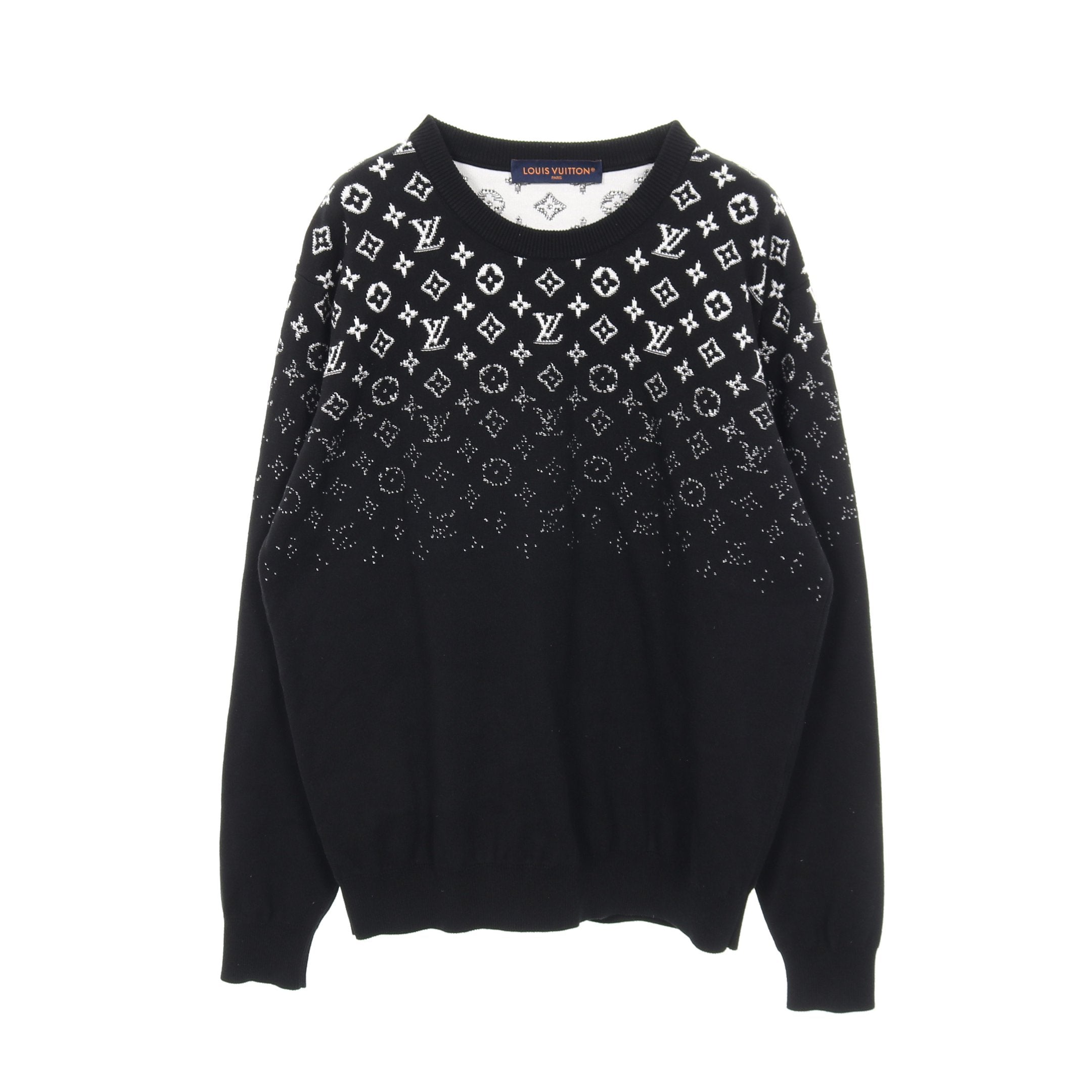 ルイヴィトン　ニット　モノグラム　グラディエント　ブラック　XL 中古・古着通販】LOUIS VUITTON (ルイ ヴィトン) モノグラム