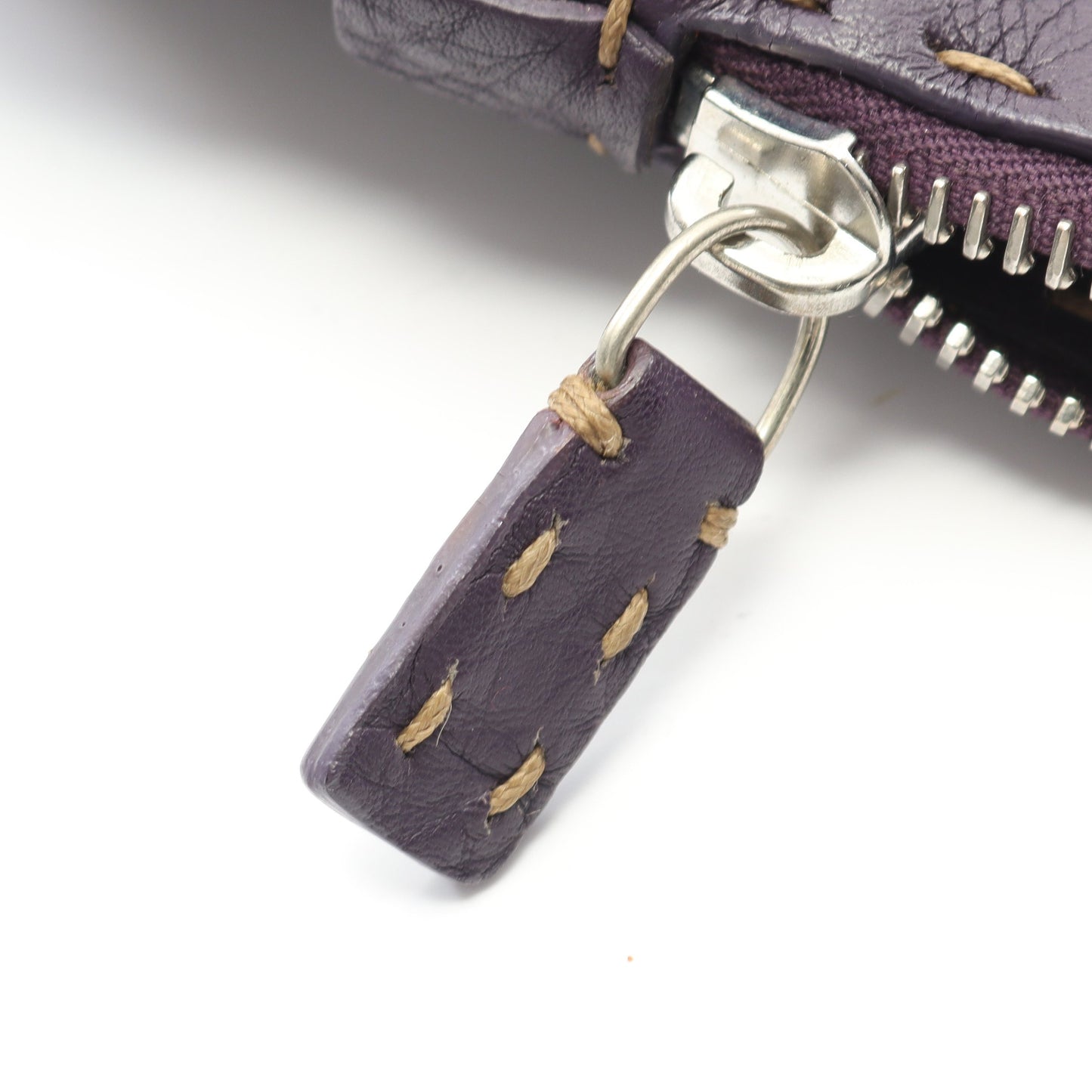 セレリア ポーチ レザー パープル メタリック フェンディ 財布・小物 FENDI