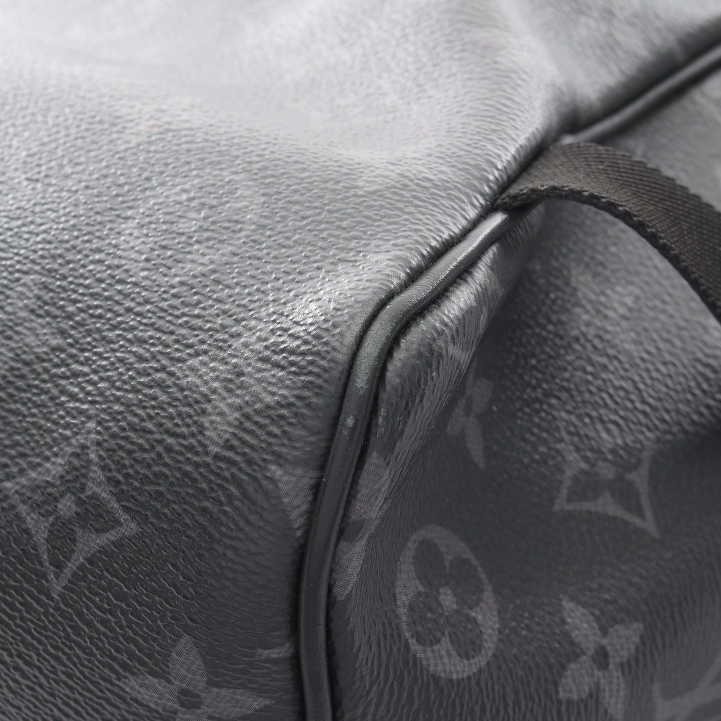 モンスリ モノグラムエクリプス バックパック リュックサック PVC レザー ブラック ルイヴィトン バッグ LOUIS VUITTON