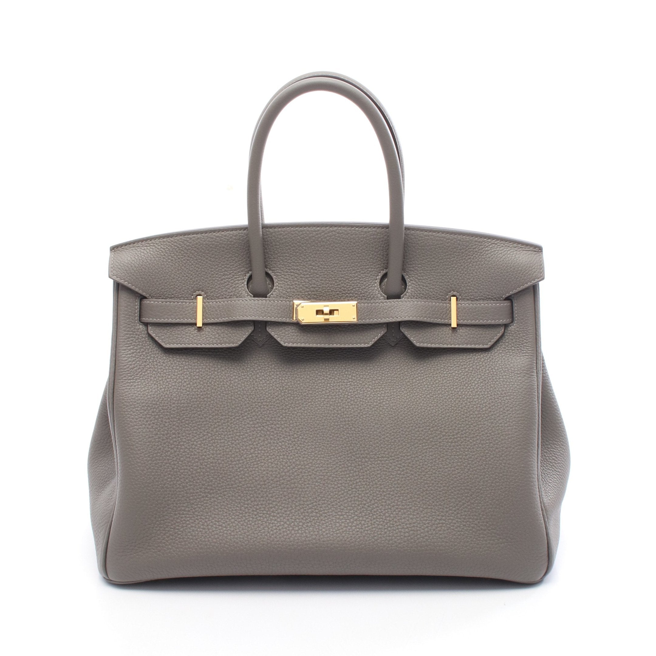 エルメス HERMES バーキン35 グリメイヤー ハンドバッグ バッグ レザー トゴ トゴ レディース グレー系 【中古】 バーキン35 グリメイヤー ハンドバッグ トゴ グレー ゴールド金具 B