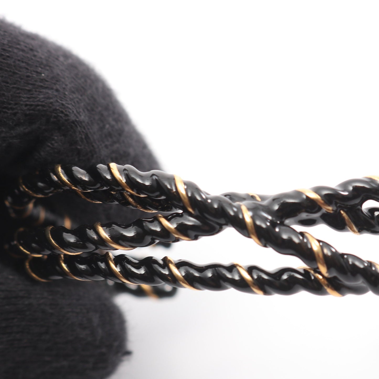 バングル GP ブラック ゴールド メゾンマルジェラ アクセサリー Maison Margiela