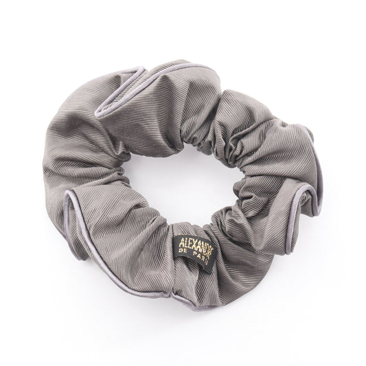 シュシュ ヘアアクセサリー ファブリック グレー アレクサンドルドゥパリ アクセサリー Alexandre de Paris