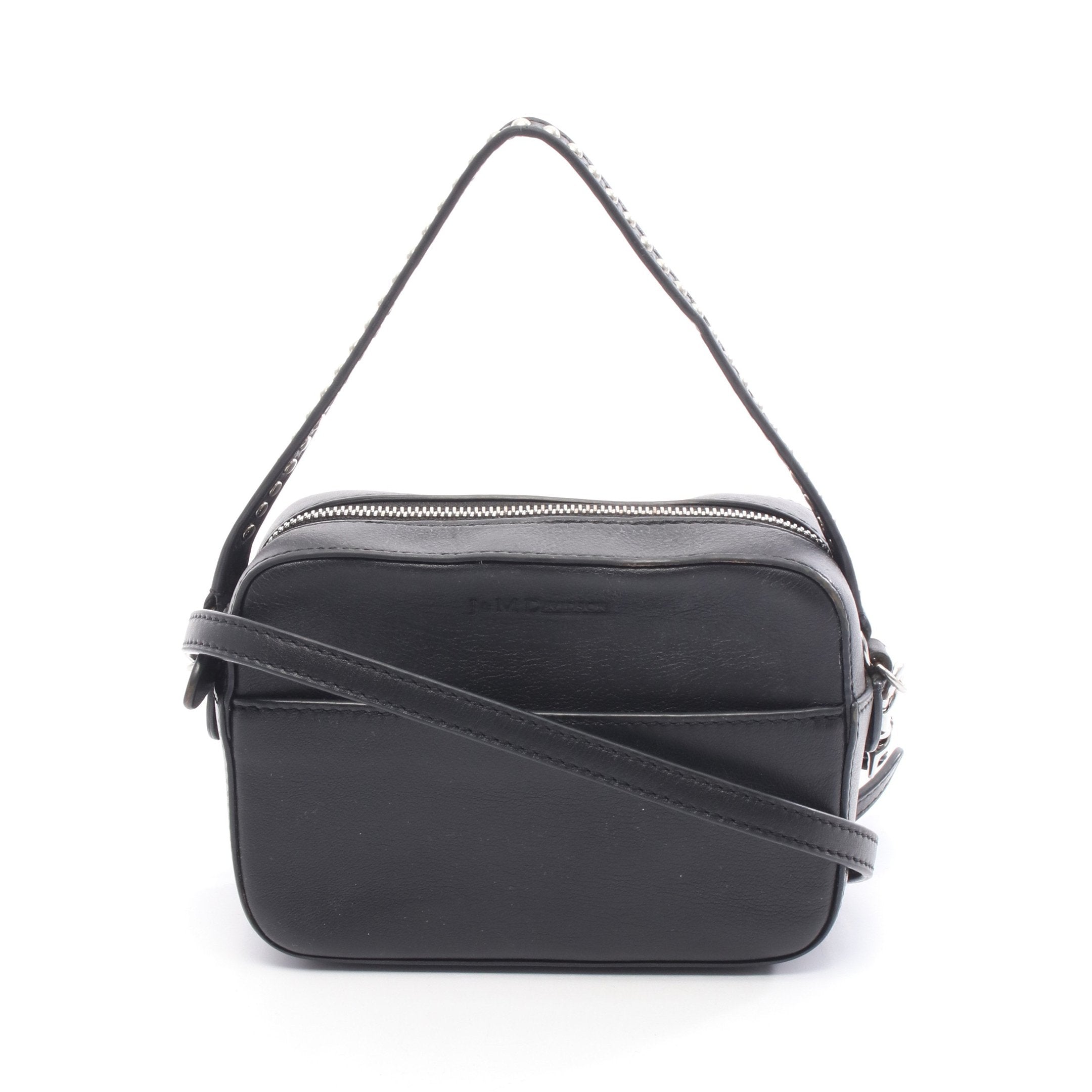 TOP HANDLE PEBBLE MINI ぺブル ショルダーバッグ レザー ブラック