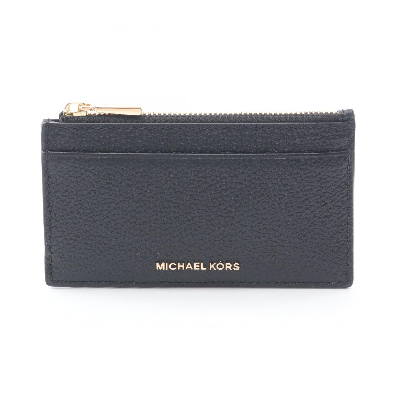 MICHAEL KORS ブラックコインケース JET SET ジェットセット コインケース レザー ブラック マイケルコース
