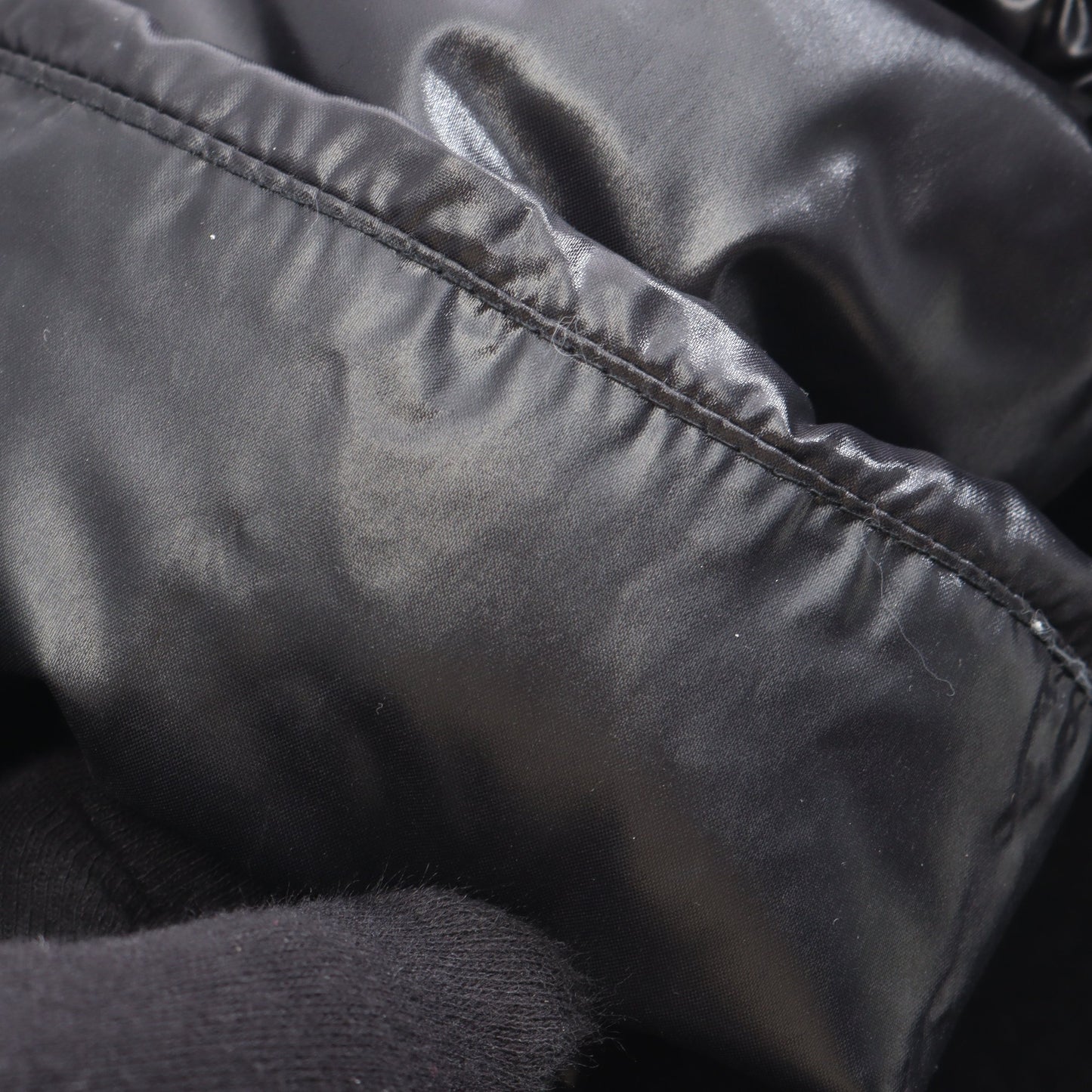 MANTELLA マンテラ ポンチョ ケープ ダウンジャケット ウール ナイロン ブラック 切替 モンクレール アウター MONCLER