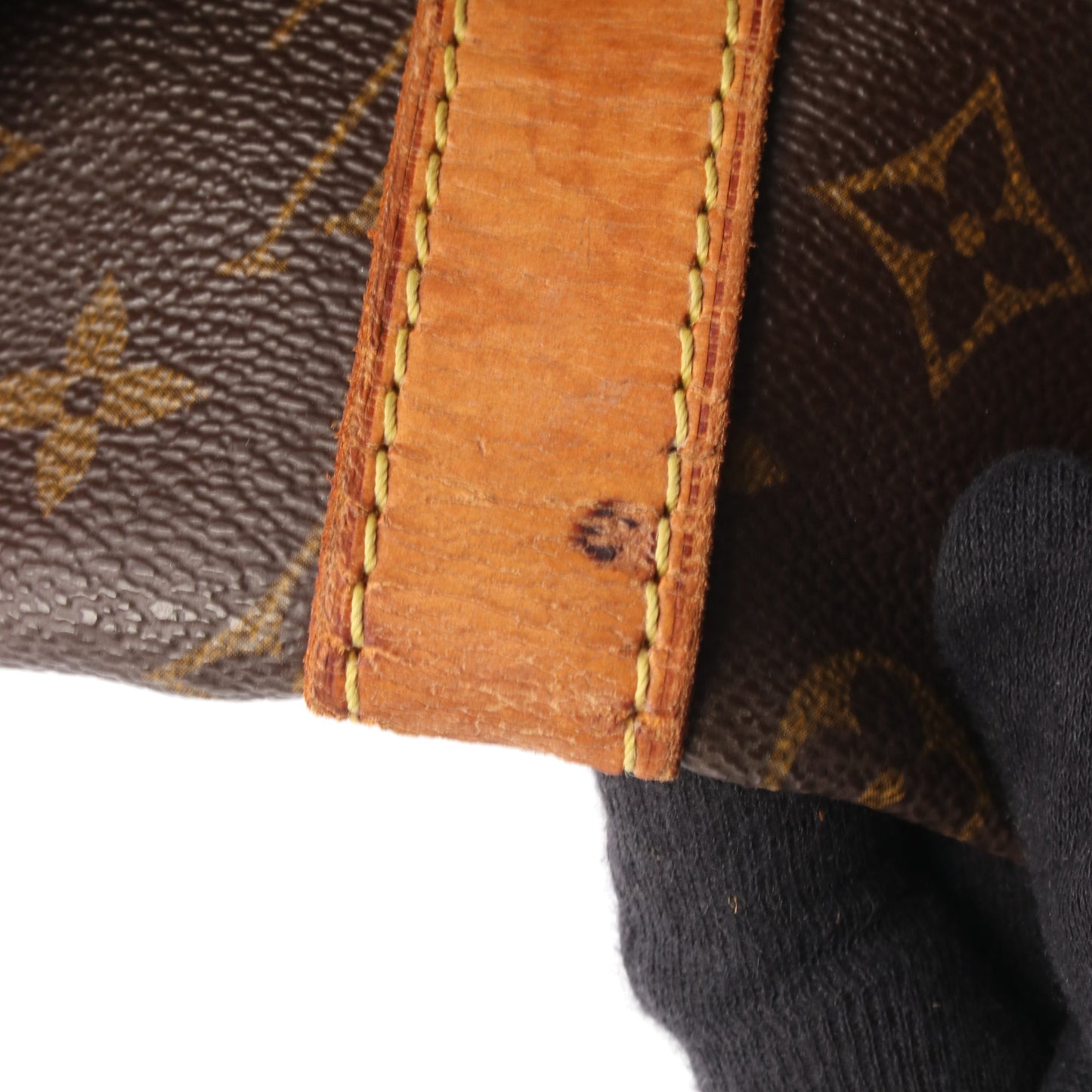 キーポル55 モノグラム ボストンバッグ PVC レザー ブラウン ルイヴィトン バッグ LOUIS VUITTON