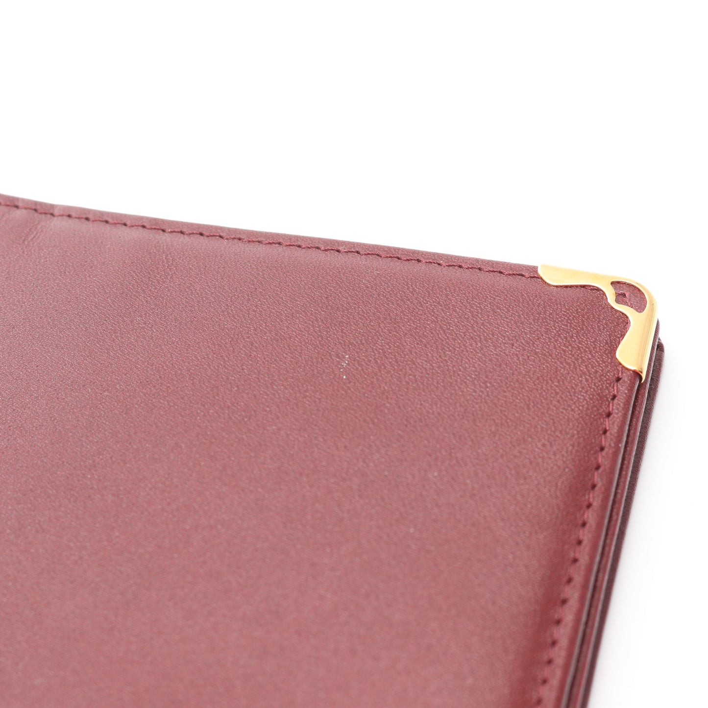 マストライン 二つ折り長財布 札入れ レザー ボルドー カルティエ 財布・小物 Cartier