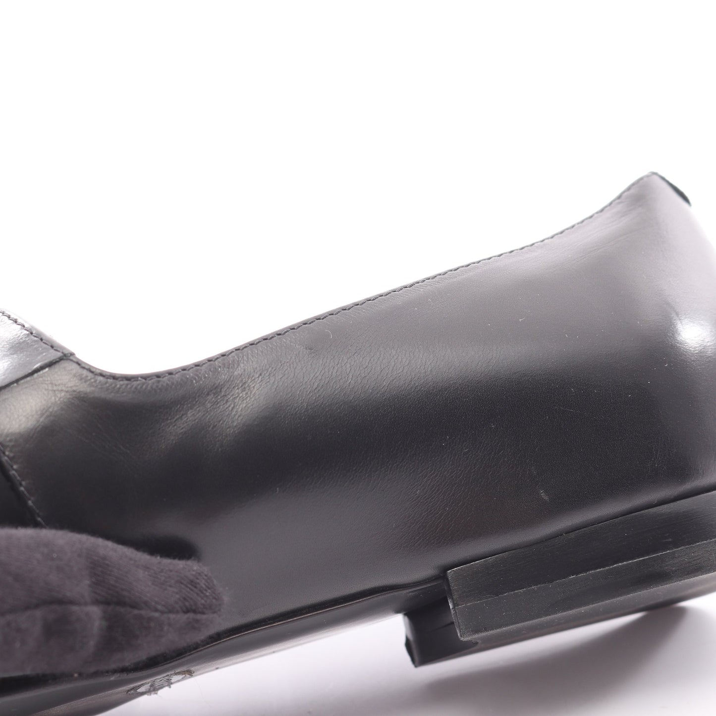 ストラップパンプス フラットシューズ レザー ブラック トッズ シューズ TOD'S