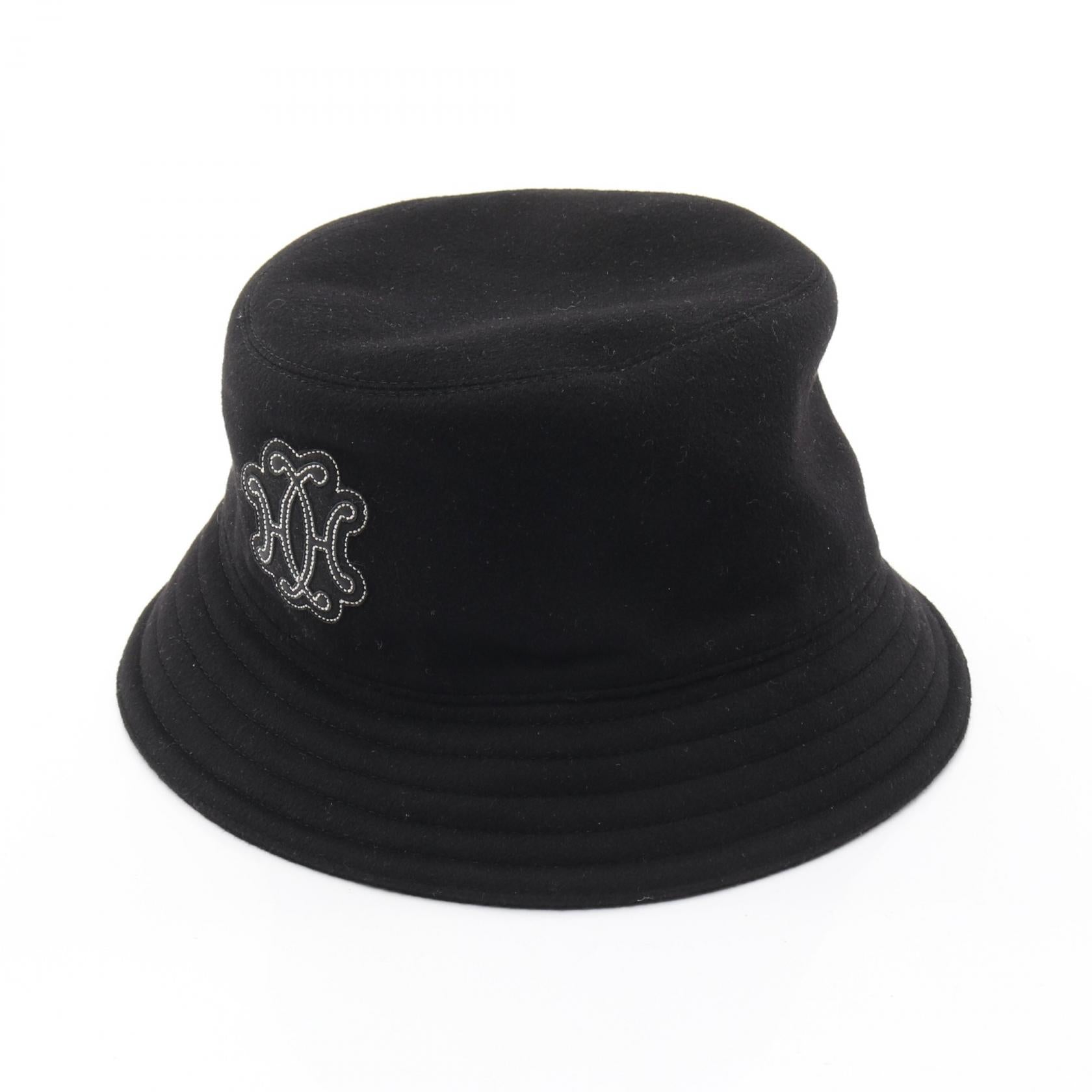ハーパー リフト バケット ハット カシミヤ ブラック エルメス – RECLO