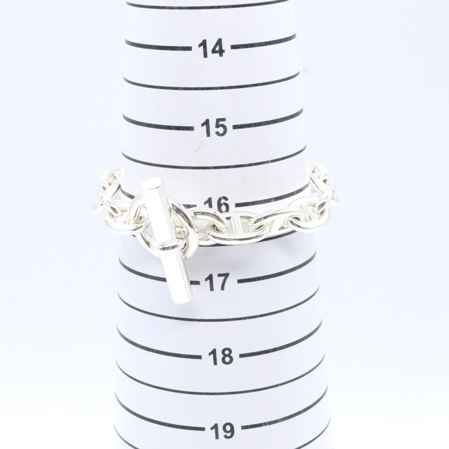 シェーヌダンクルMM ブレスレット 15コマ ブレスレット SV925 シルバー エルメス アクセサリー HERMES