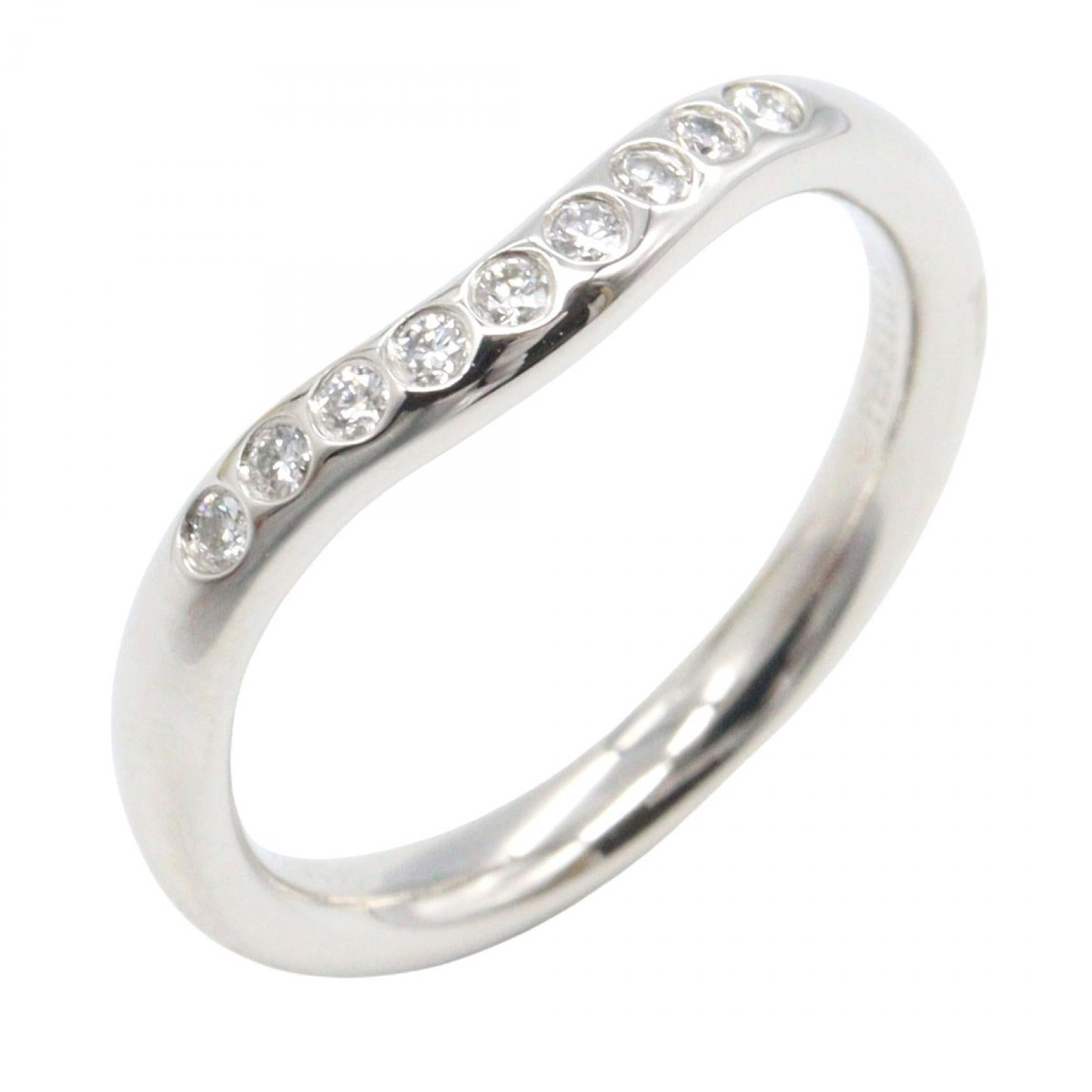 ティファニー　カーブド　ダイヤモンドリング　プラチナ　Pt950 バイザヤード 楽天市場】ティファニー カーブドバンド リング Pt950 エルサ