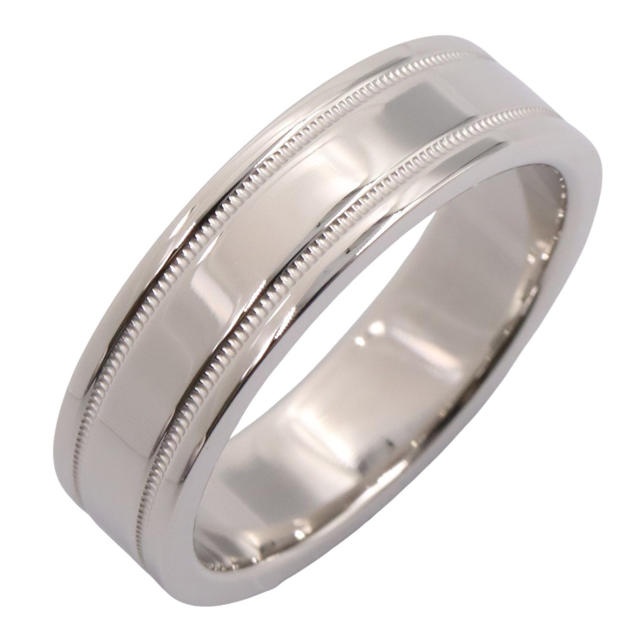 ティファニー　PT950 ミルグレイン　プラチナ　リング　指輪 TIFFANY&Co.（ティファニー） ミルグレイン リング 指輪 9号 Pt950