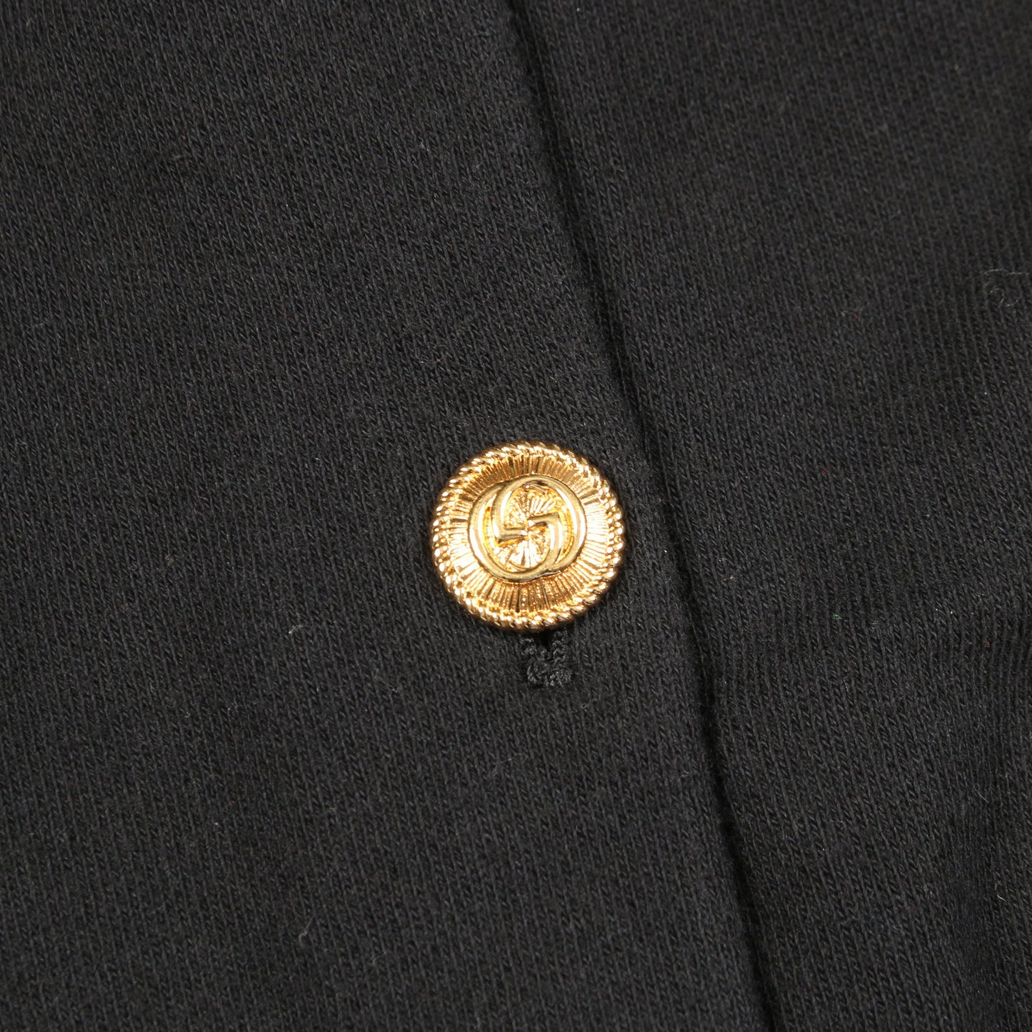 グッチテニス カーディガン コットン ブラック ダークグリーン レッド リバーシブル グッチ トップス GUCCI