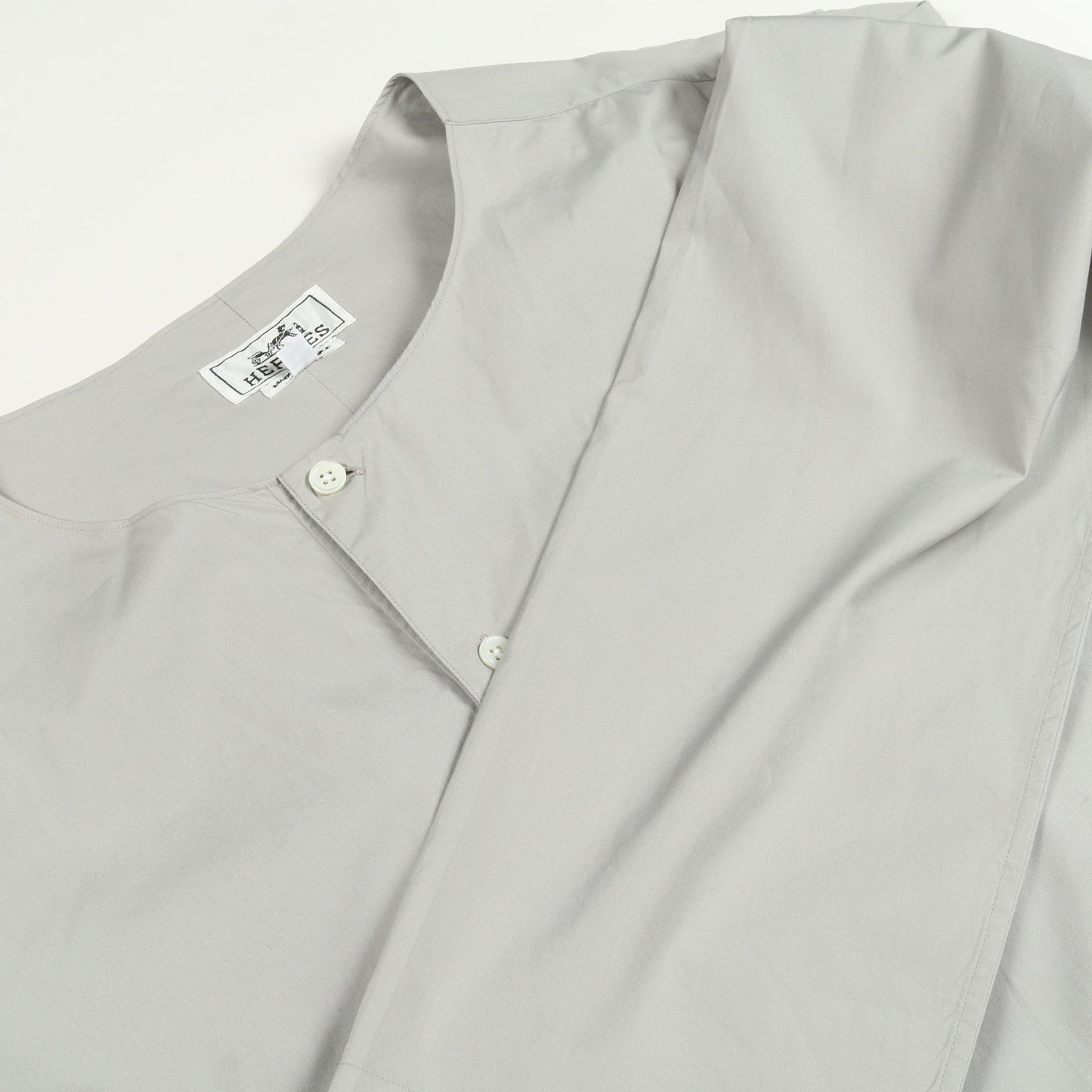 プルオーバー シャツ コットン グレー エルメス トップス HERMES