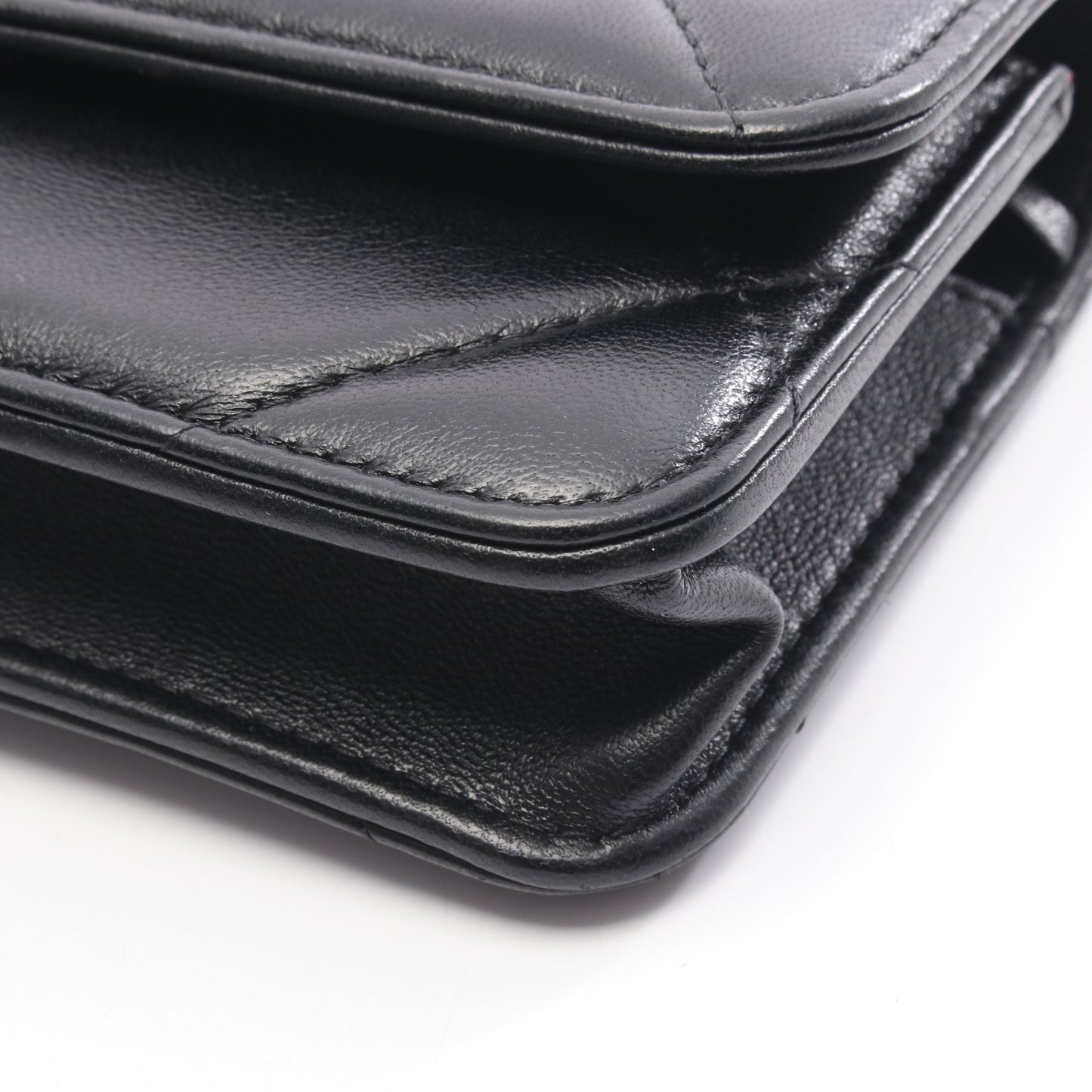 CHANEL19 チェーンショルダーバッグ レザー ブラック コンビ金具 シャネル バッグ CHANEL