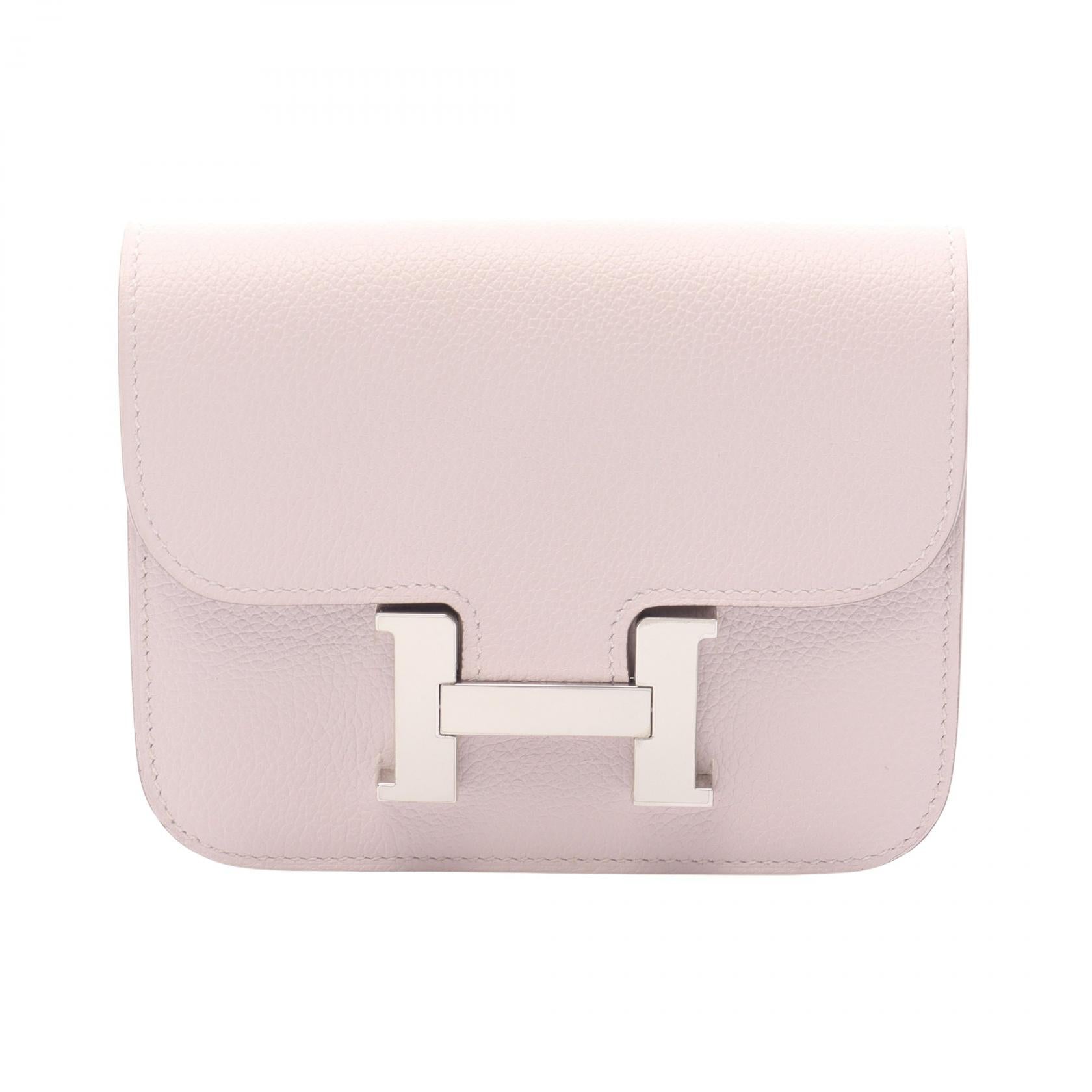 コンスタンス スリム モーヴペール 二つ折り財布 エバーカラー