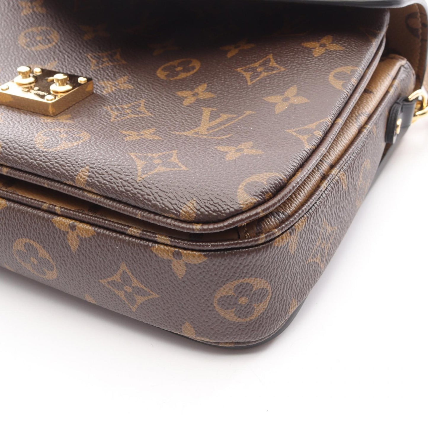 ポシェット メティス MM モノグラムリバース ハンドバッグ PVC レザー ブラウン ブラック 2WAY ルイヴィトン バッグ LOUIS VUITTON