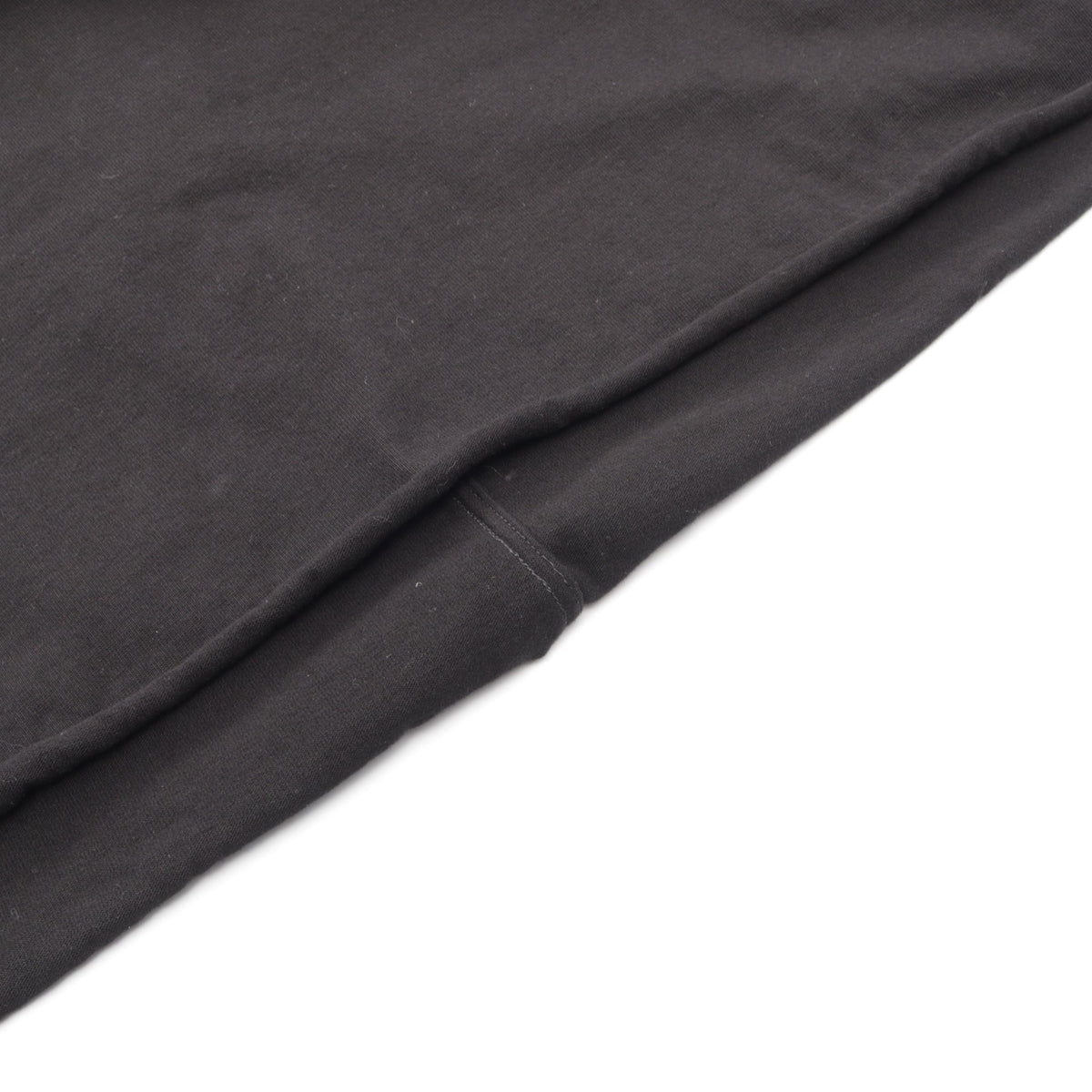 V TOMMY T Vネック オーバーサイズ 半袖Tシャツ コットン ブラック リックオウエンス