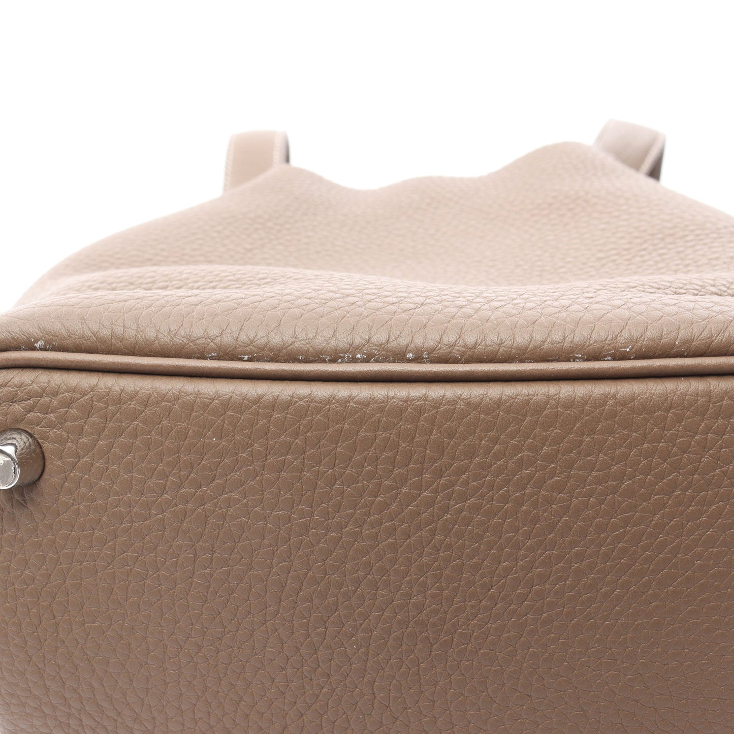 ピコタンロックPM エトゥープ ハンドバッグ トリヨンクレマンス グレーブラウン シルバー金具 U刻印 エルメス バッグ HERMES