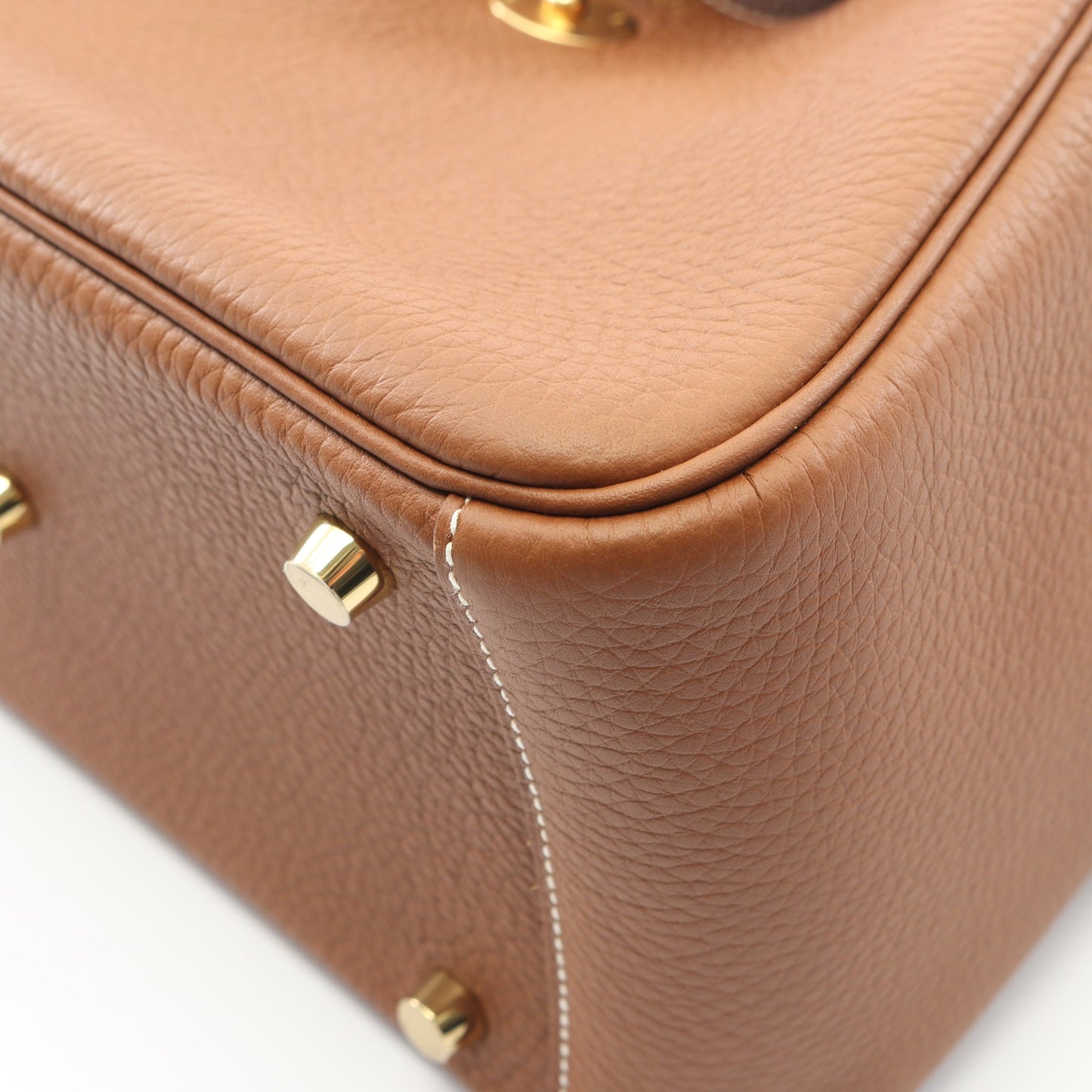 ピコタンロックPM ゴールド ハンドバッグ トリヨンクレマンス ライトブラウン ゴールド金具 U刻印 エルメス バッグ HERMES