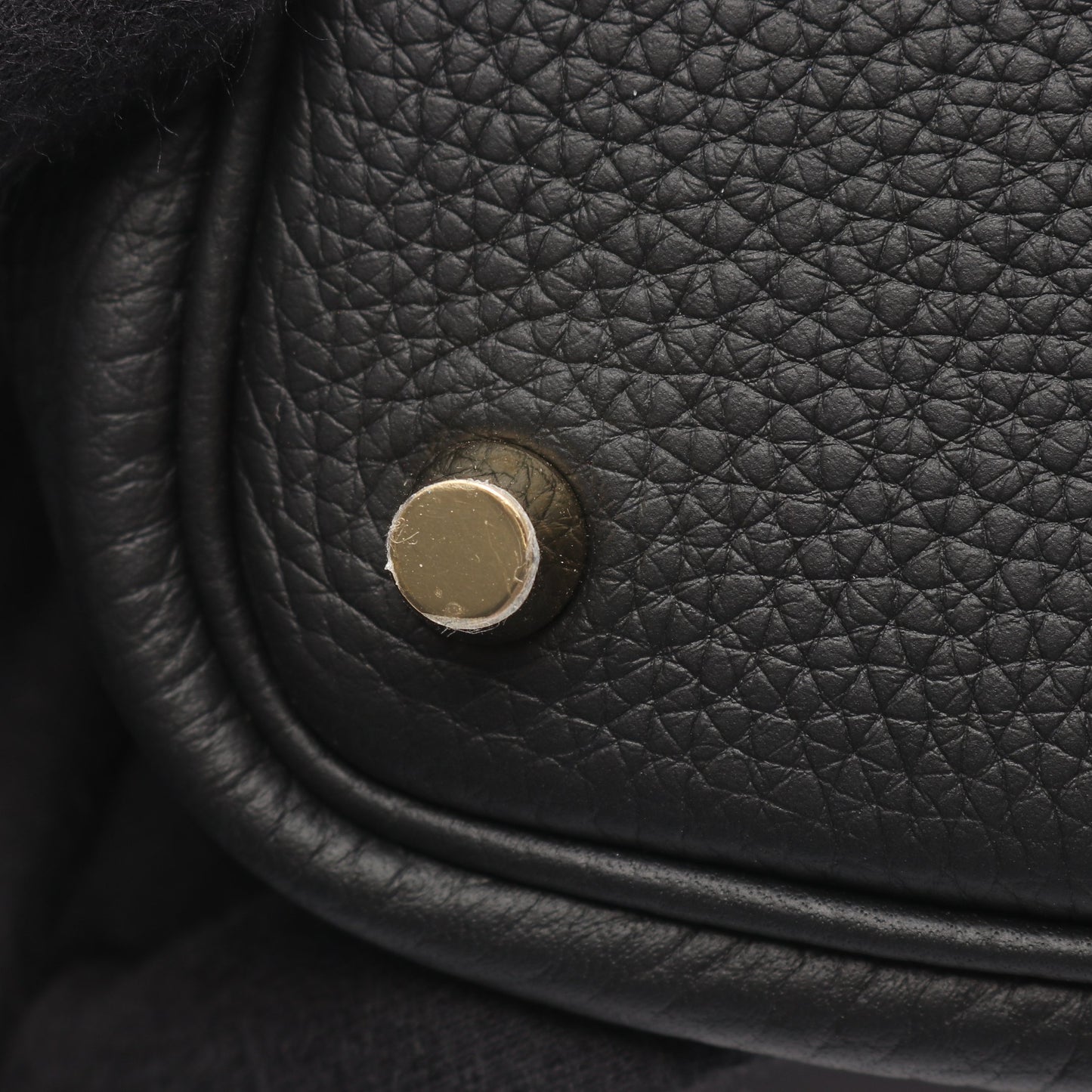 ピコタンロックPM ハンドバッグ トリヨンクレマンス ブラック ゴールド金具 K刻印 エルメス バッグ HERMES