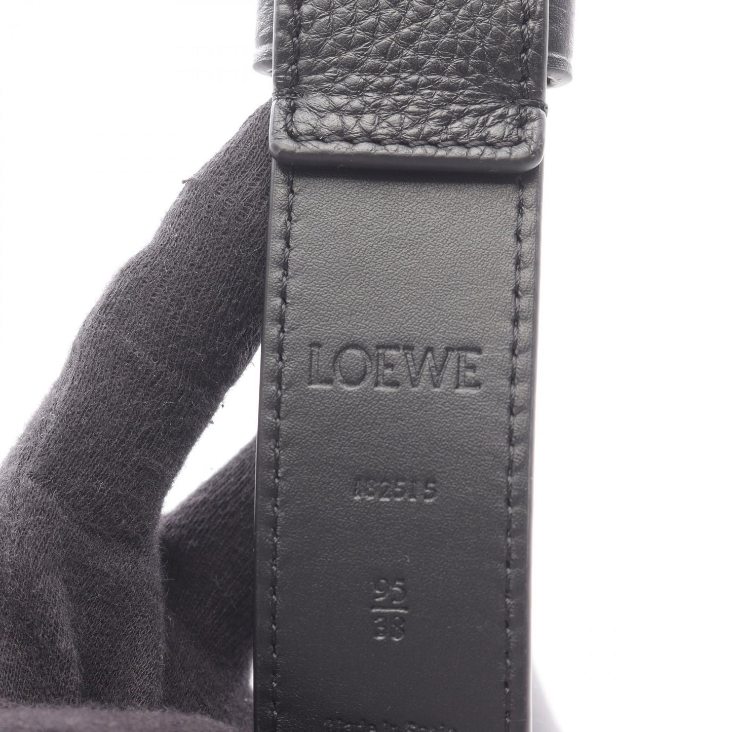 チャンキー アナグラム ベルト レザー ブラック ロエベ 財布・小物 LOEWE