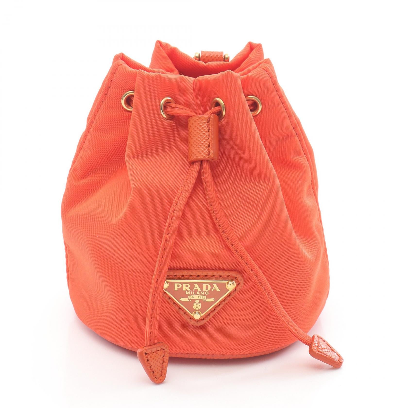 Re-Nylon バッグチャーム ナイロン オレンジ プラダ – RECLO