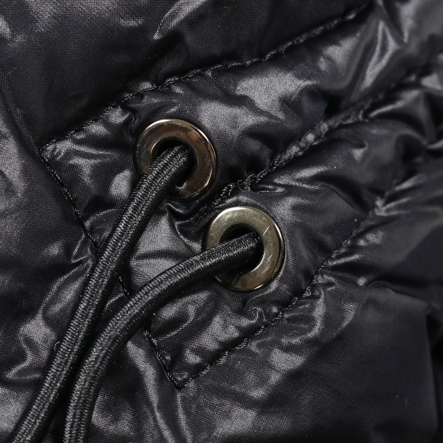 SERITTE ダウンジャケット ナイロン ブラック フード付き モンクレール アウター MONCLER
