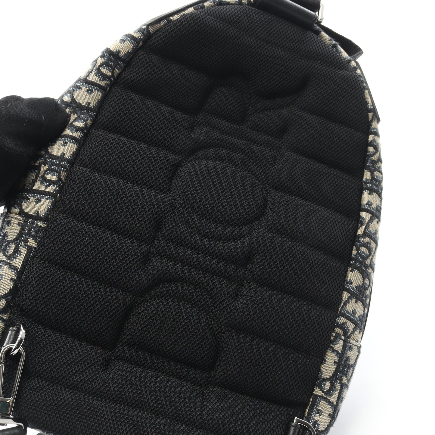 Rider スリングバッグ オブリーク ジャカード ボディバッグ キャンバス レザー ベージュ ネイビー クリスチャンディオール バッグ Christian Dior