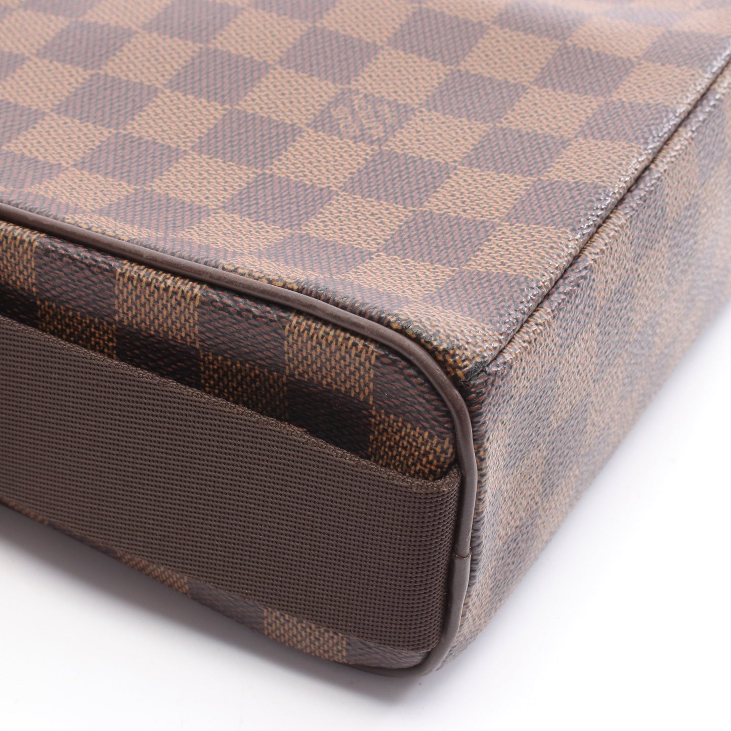 オラフPM ダミエエベヌ ショルダーバッグ PVC レザー ブラウン ルイヴィトン バッグ LOUIS VUITTON