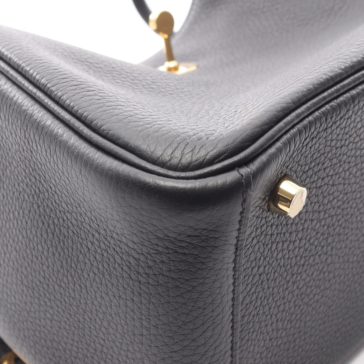 リンディ26 ショルダーバッグ トリヨンクレマンス ブラック ゴールド金具 B刻印 エルメス バッグ HERMES