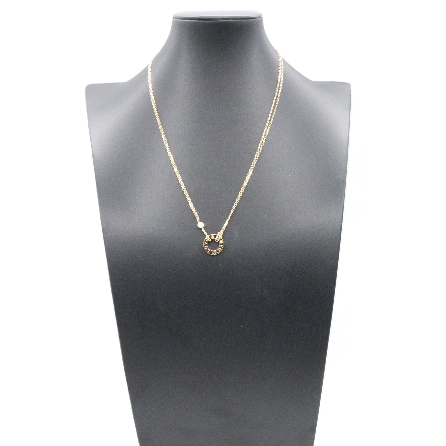 ラヴサークル 2PD ネックレス ネックレス K18YG ダイヤモンド イエローゴールド クリア カルティエ アクセサリー Cartier