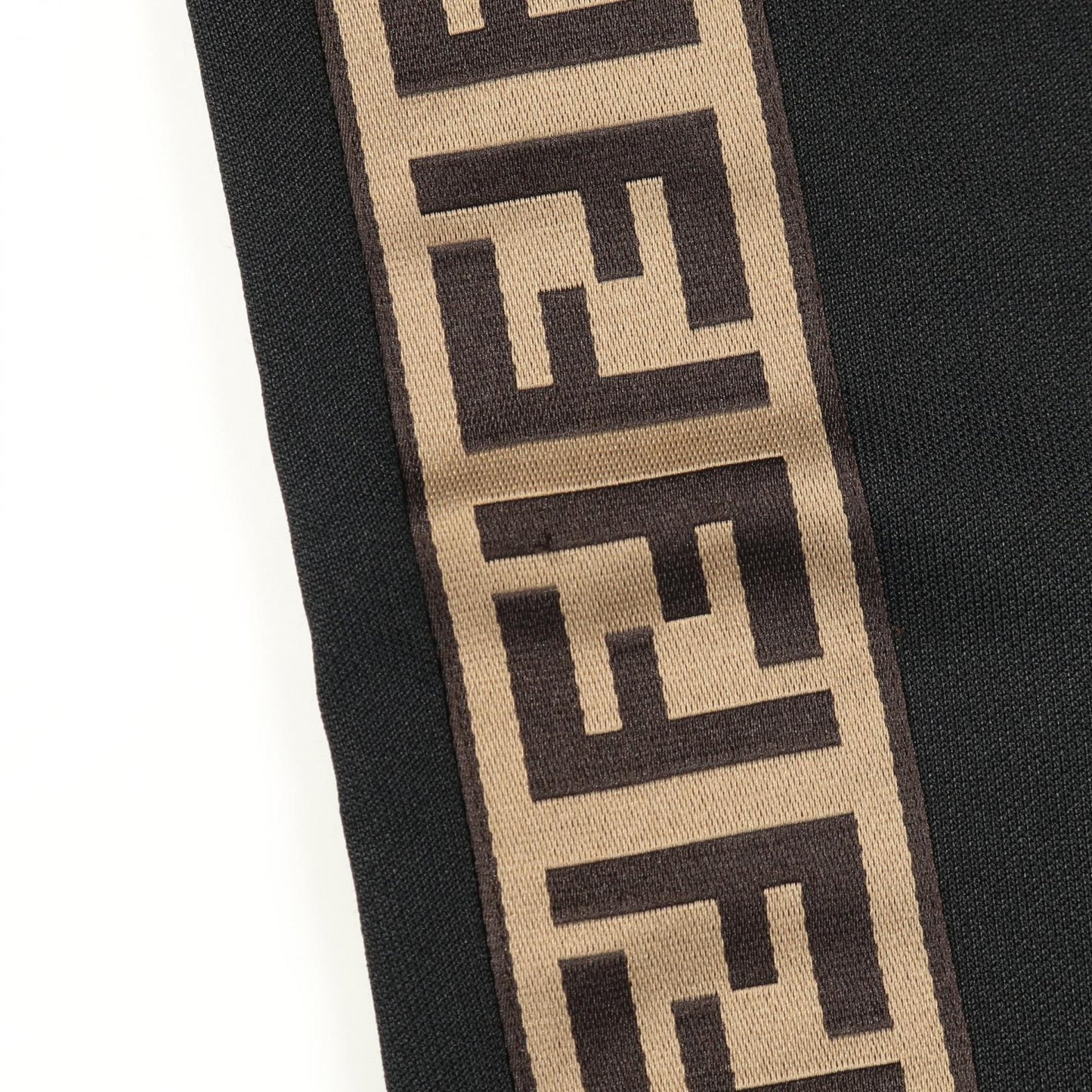 FFロゴ スウェットパンツ コットン ブラック ベージュ フェンディ ボトムス FENDI