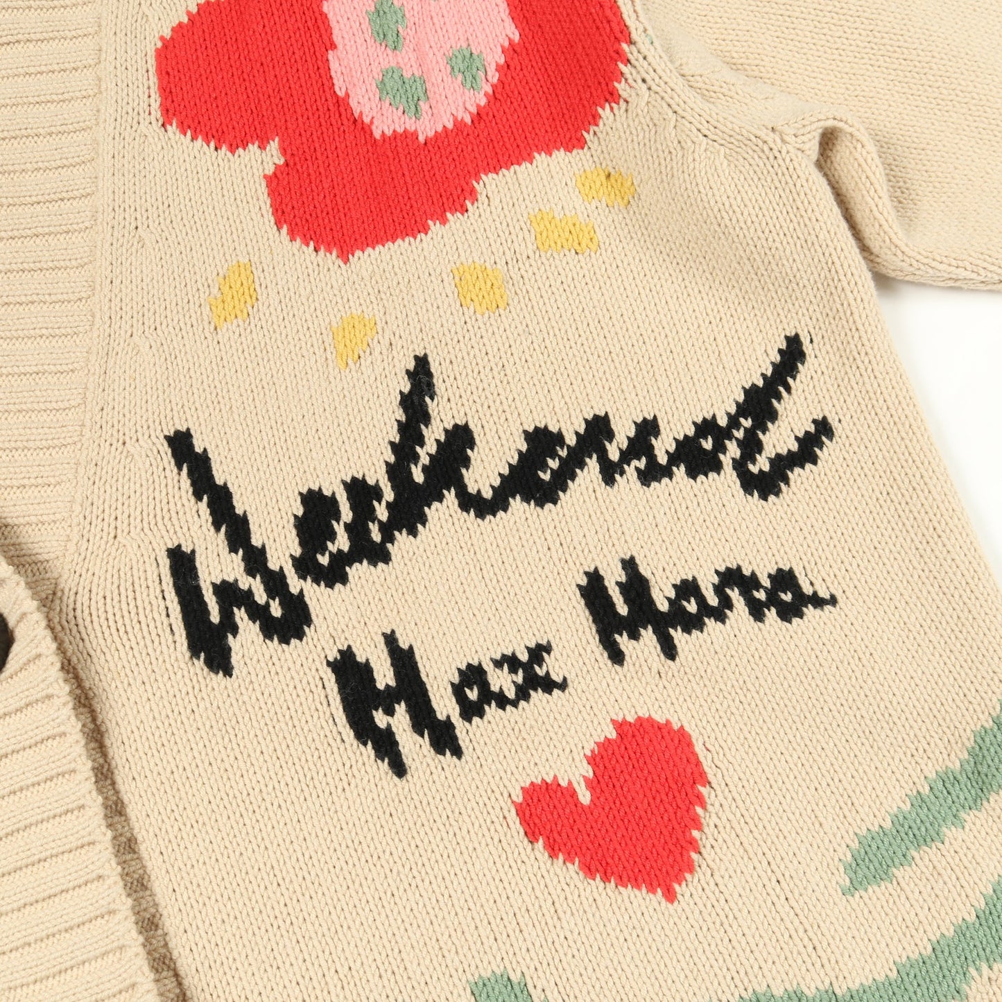 カーディガン 花柄 コットン ベージュ マルチカラー マックスマーラウィークエンド トップス Max Mara Weekend