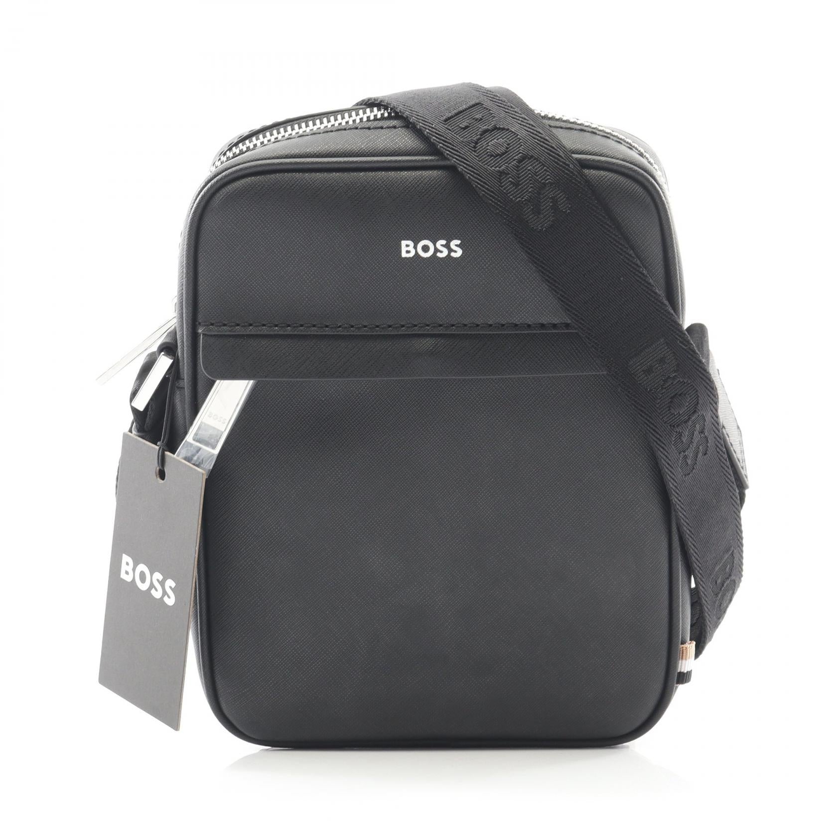 BOSS ショルダーバッグ レポーター シグネチャーストライプ＆ロゴディテール レポーターバッグ シグネチャーストライプ＆ロゴディテール ショルダー