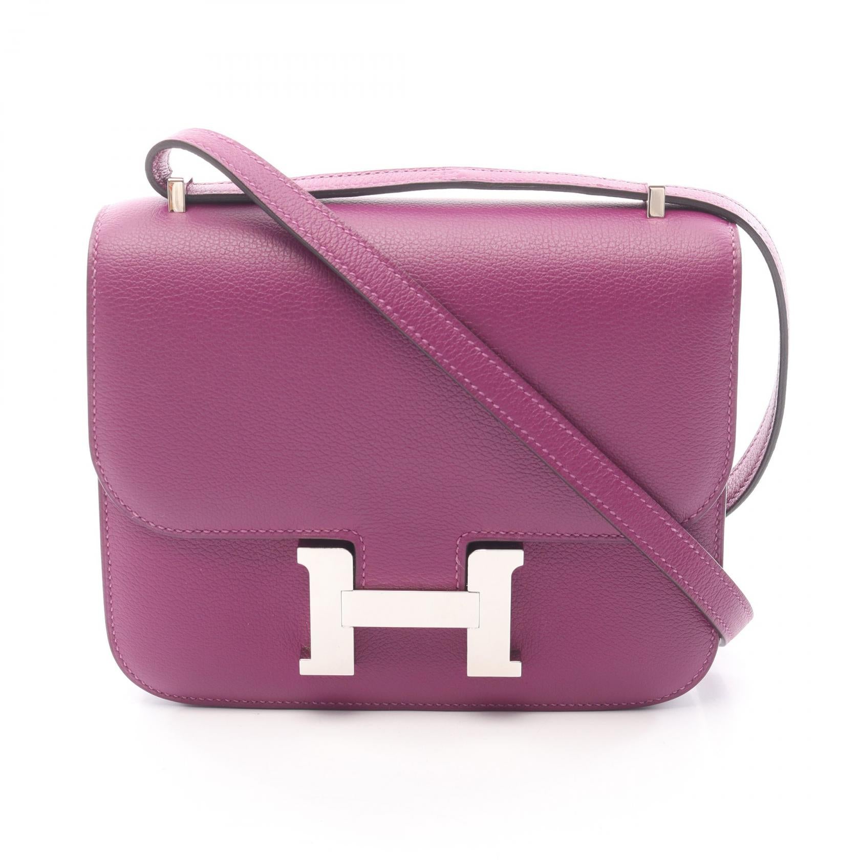 HERMES エルメス ショルダーバッグ コンスタンス3 ミニ アネモネ コンスタンス3 ミニ アネモネ ショルダーバッグ エバーカラー パープル